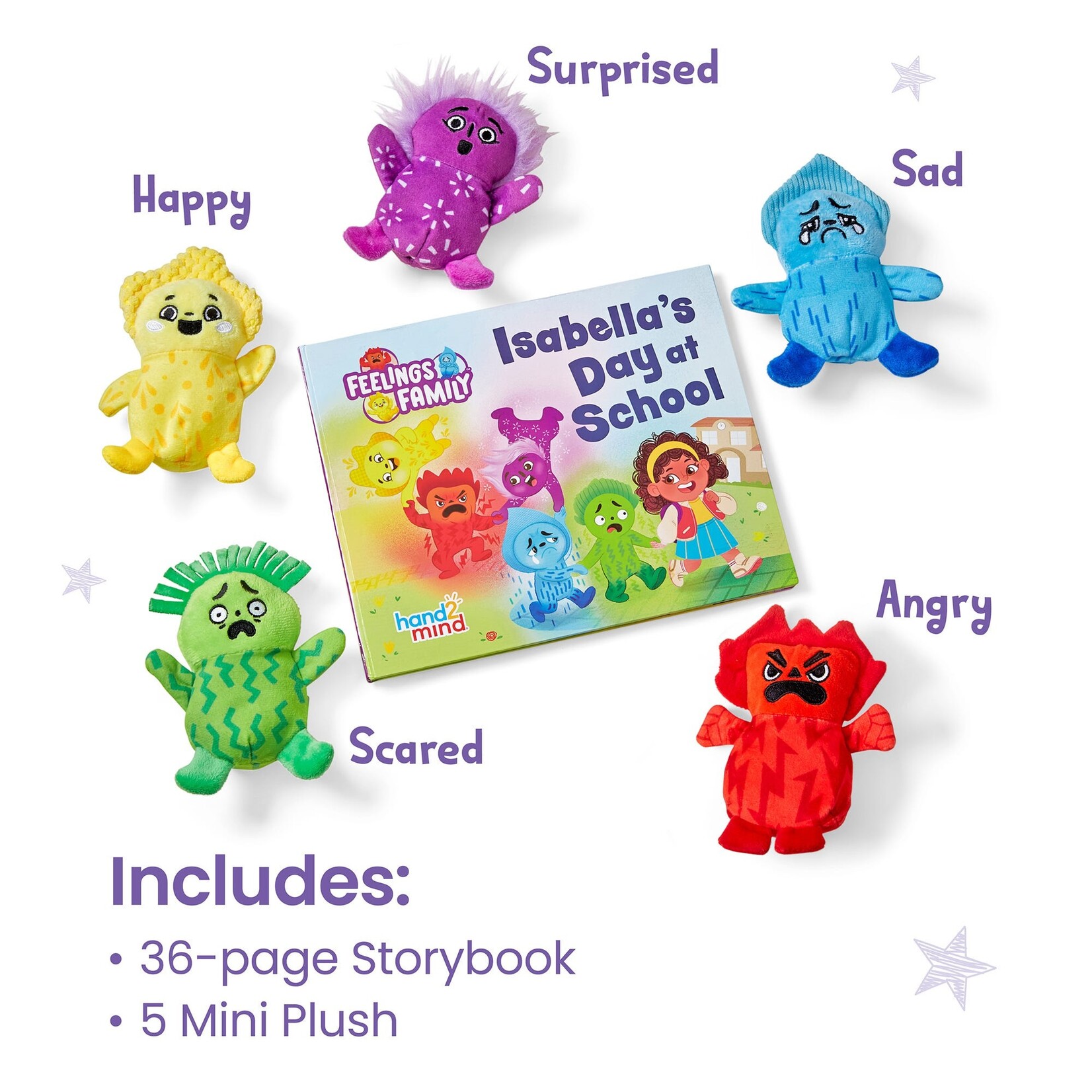Feelings Family Introductory Storybook and Plush Set