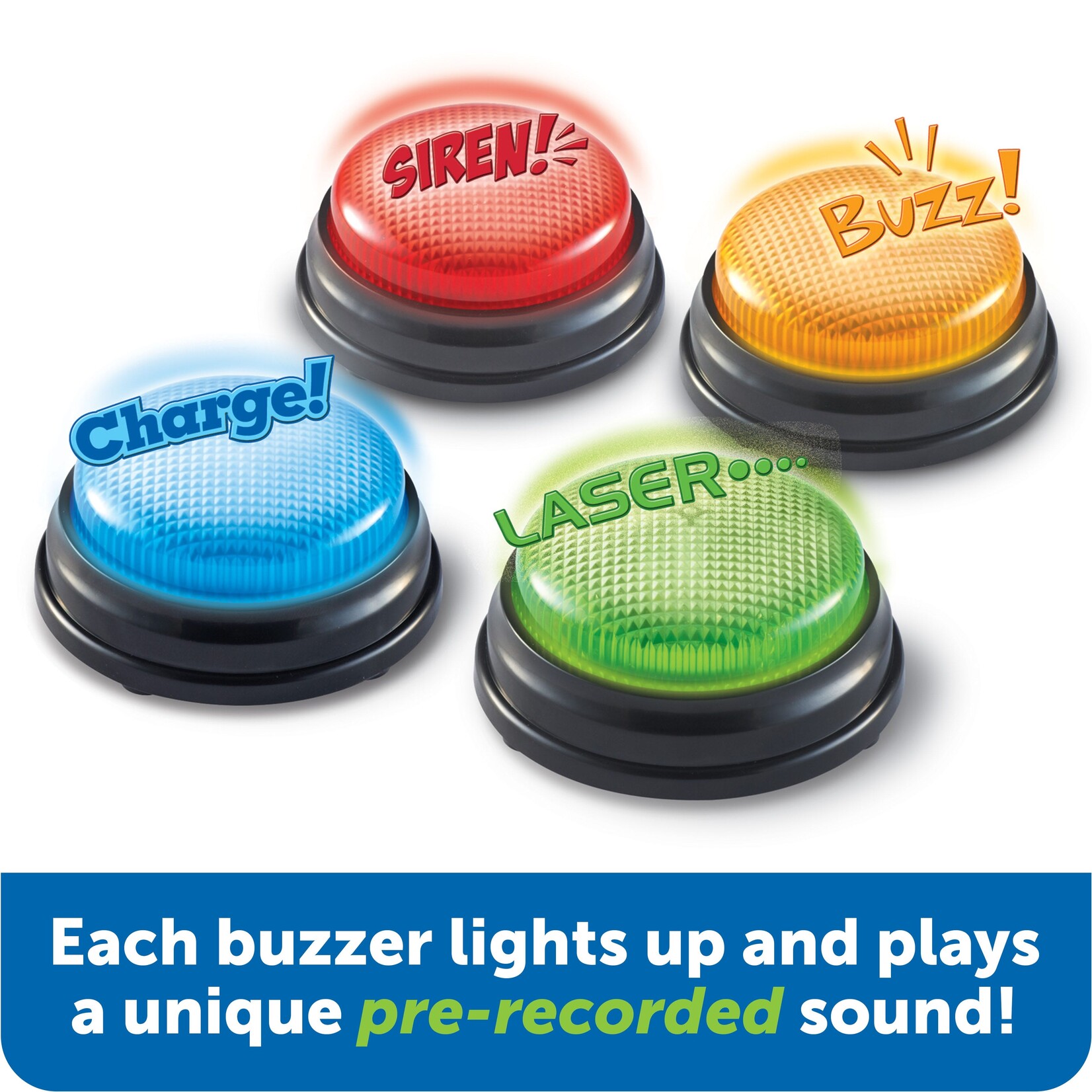 LEARNING RESOURCES INC Lights and Sounds Buzzers
