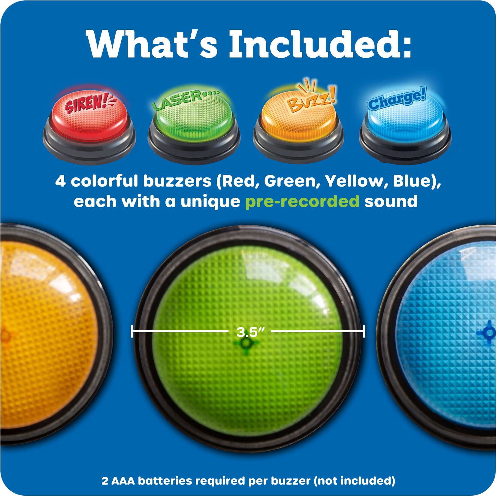 LEARNING RESOURCES INC Lights and Sounds Buzzers