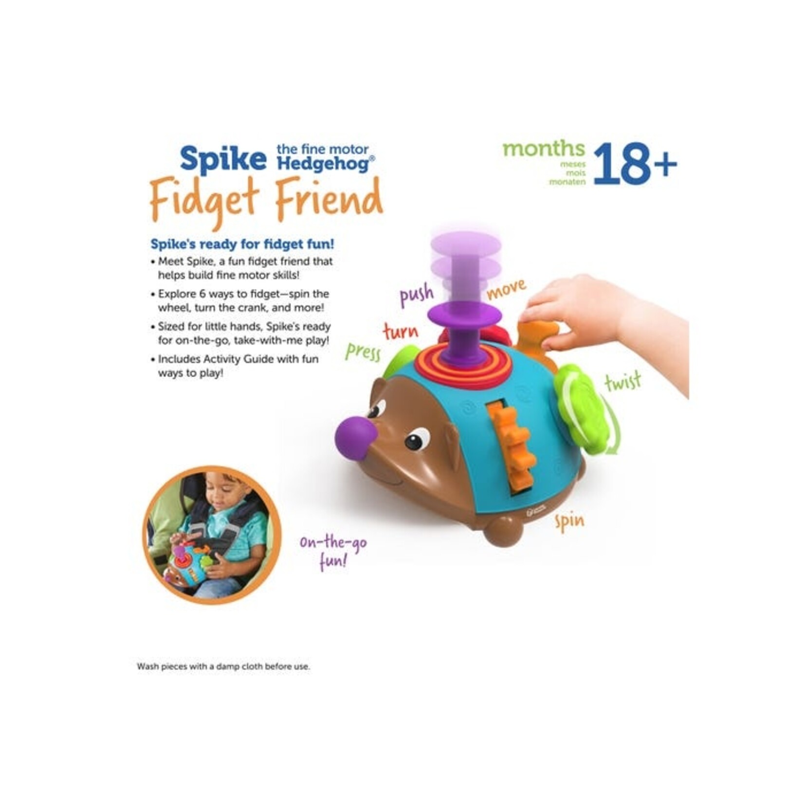 LEARNING RESOURCES INC Spike the Fine Motor Hedgehog Fidget Friend