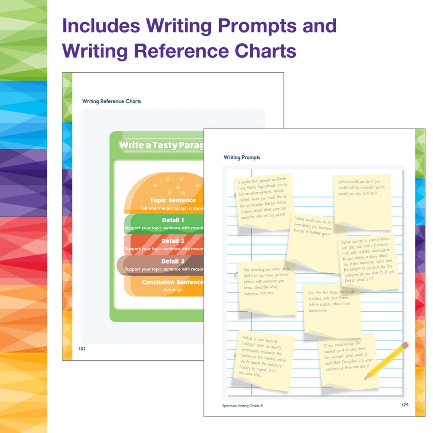 CARSON DELLOSA PUBLISHING CO Spectrum Writing Workbook Grade 5