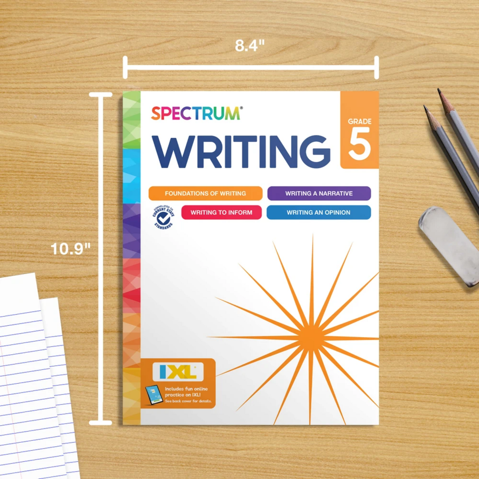 CARSON DELLOSA PUBLISHING CO Spectrum Writing Workbook Grade 5