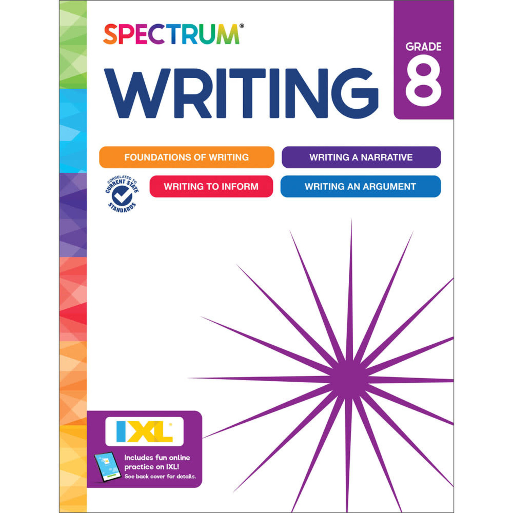 CARSON DELLOSA PUBLISHING CO Spectrum Writing Workbook Grade 8
