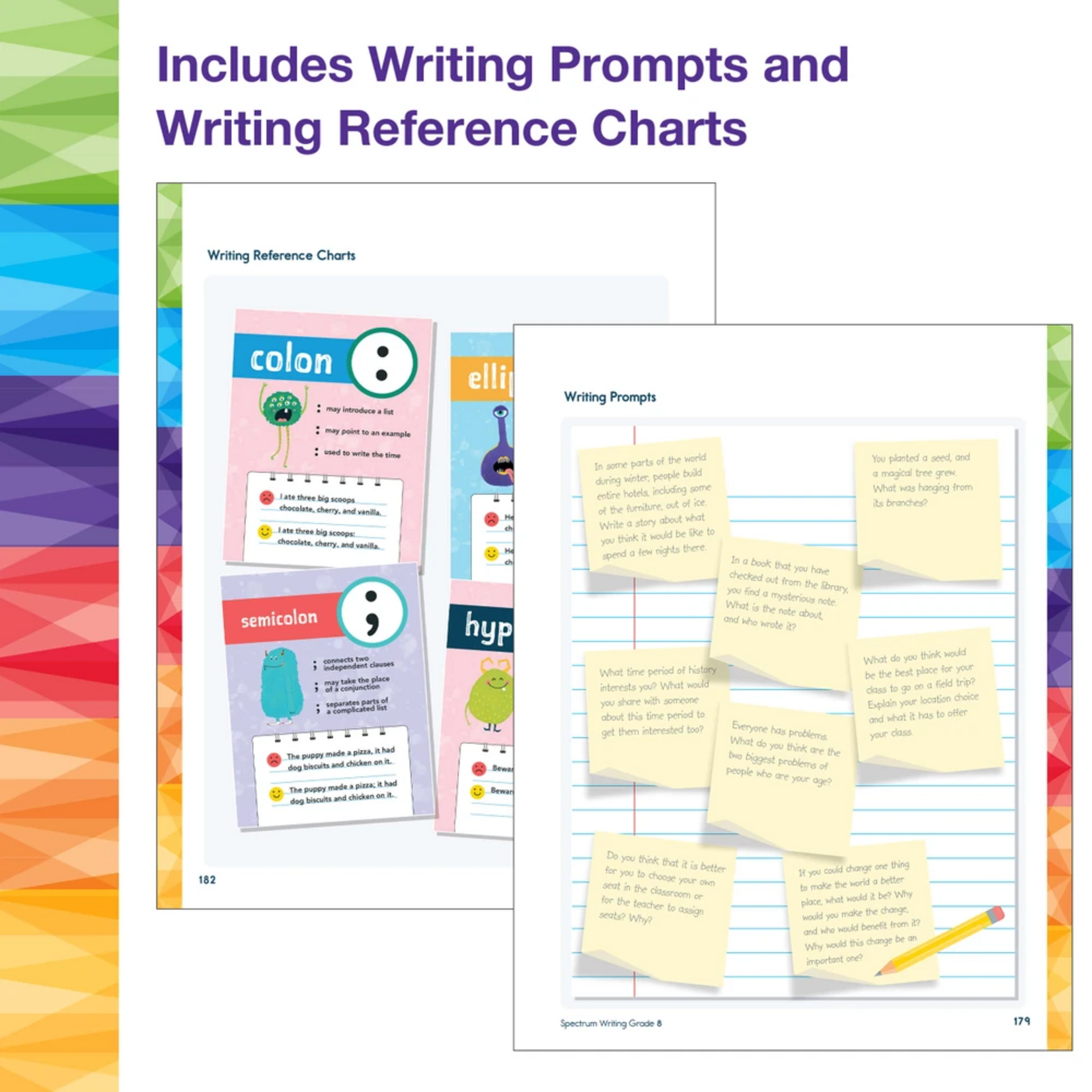 CARSON DELLOSA PUBLISHING CO Spectrum Writing Workbook Grade 8