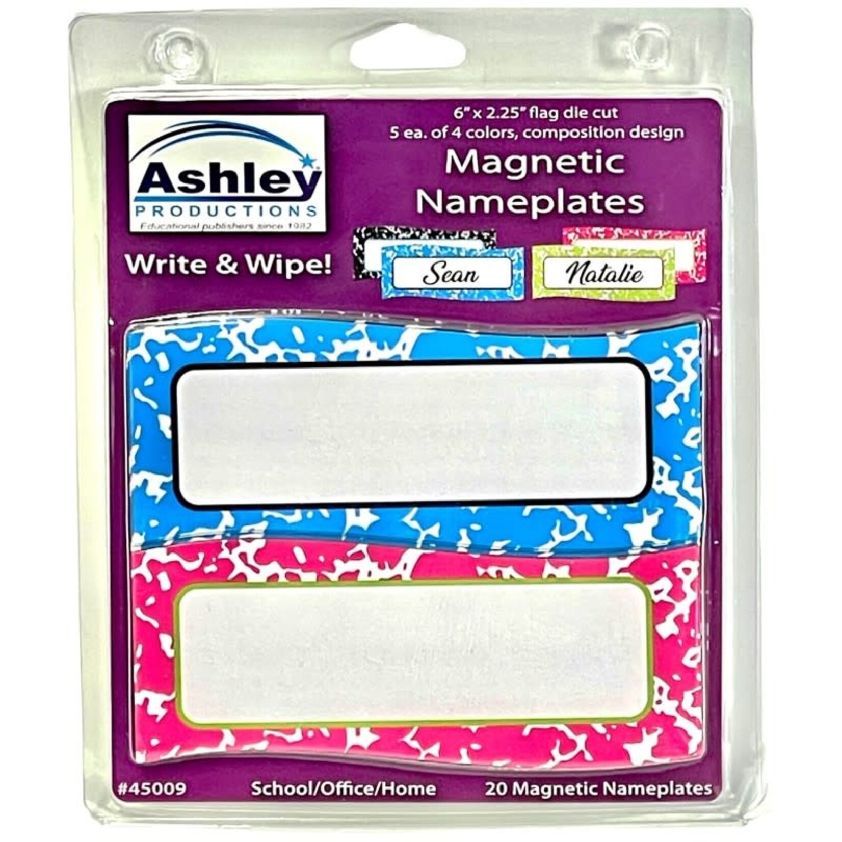 ASHLEY INCORPORATED Magnetic Name Plates Composition