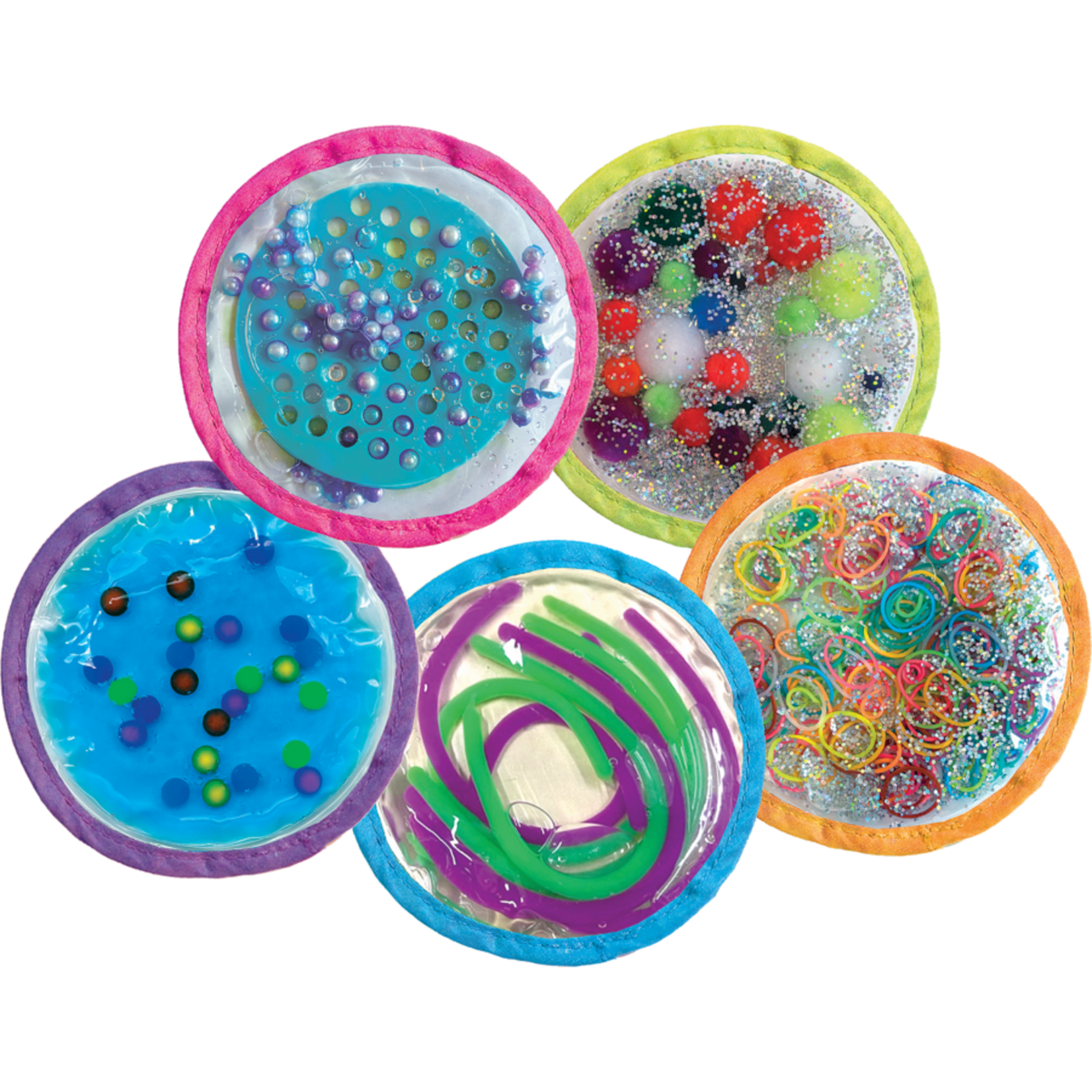 TEACHER CREATED RESOURCES Sensory Playtivity Sensory Discs: Liquid Motion (Set of 5)
