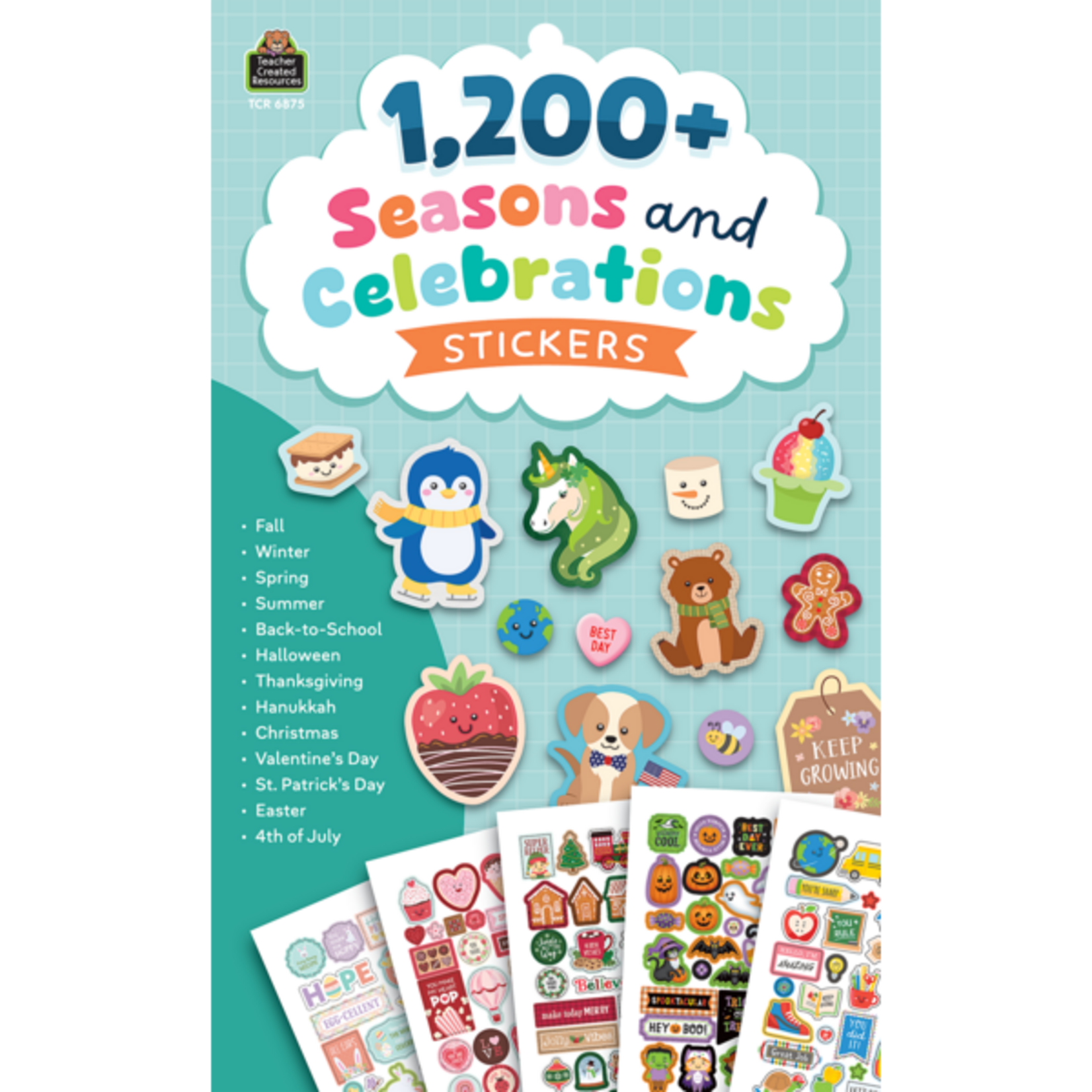 TEACHER CREATED RESOURCES Seasons and Celebrations Sticker Pad