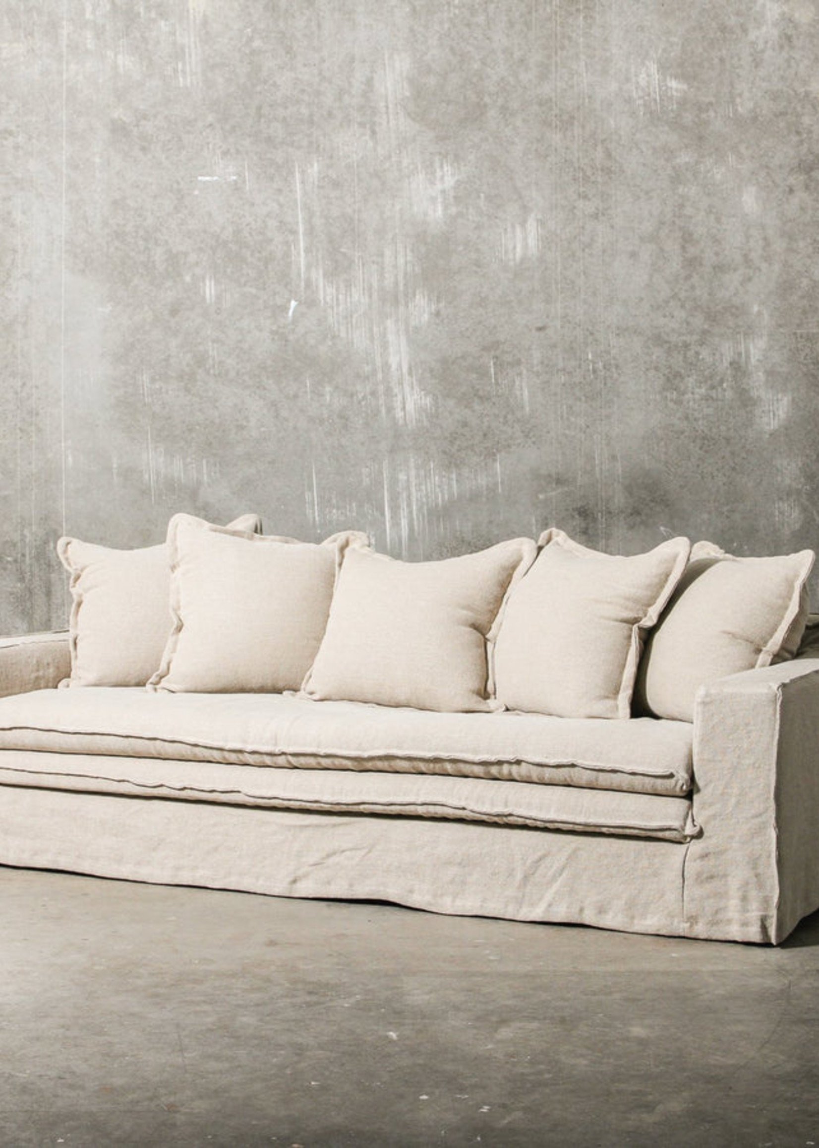 Cairo Sofa Natural Linen