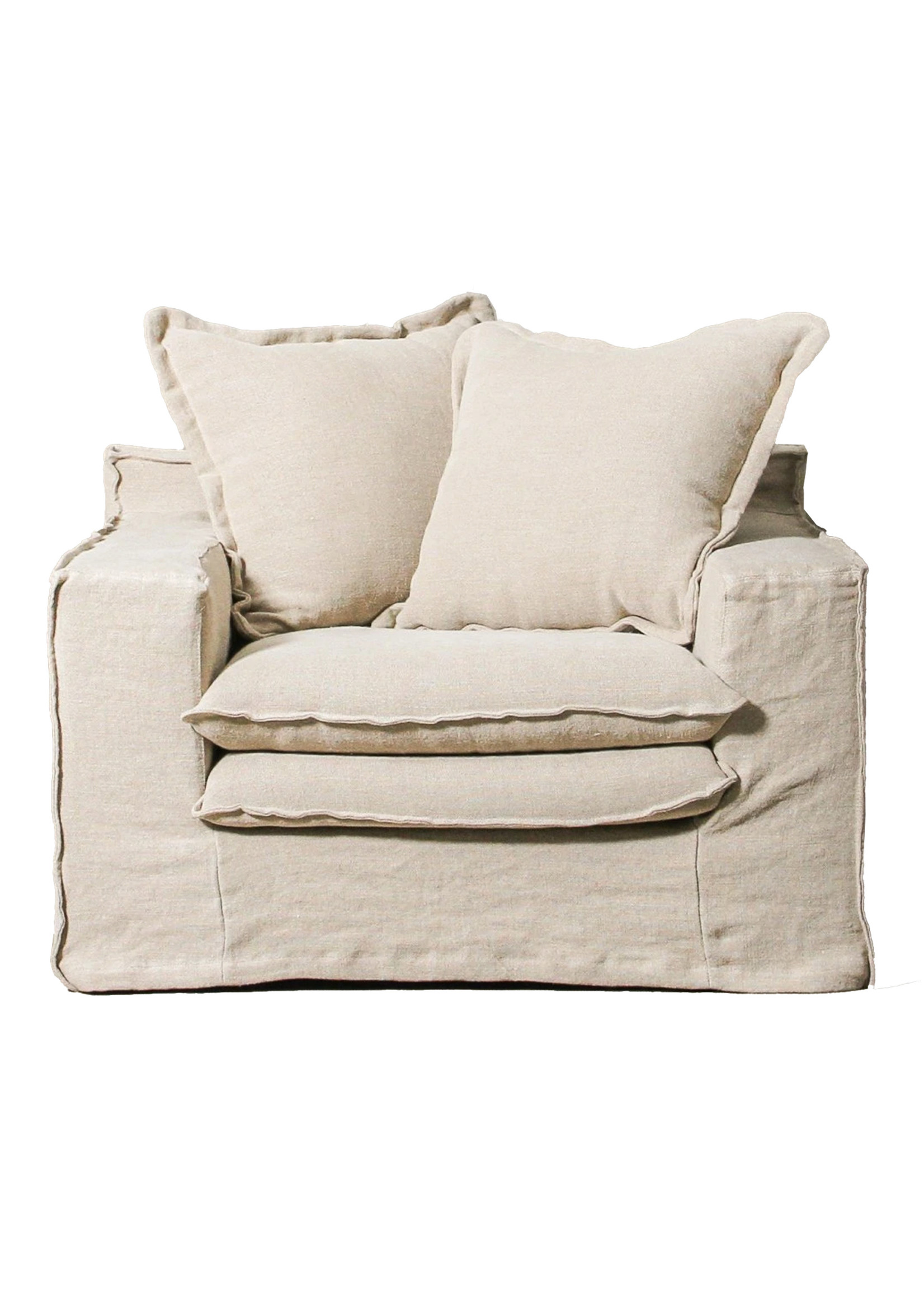 Cairo Armchair Natural Linen