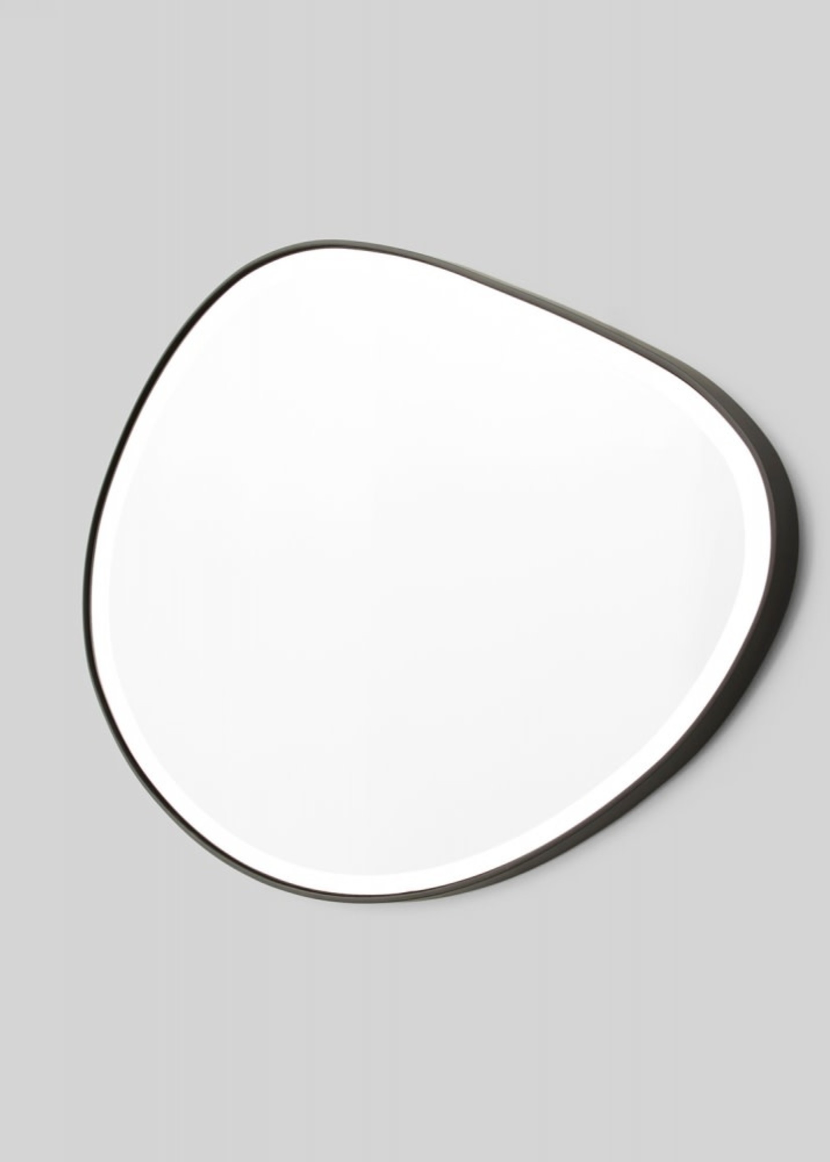 Pebble Mirror Black 120x70cm