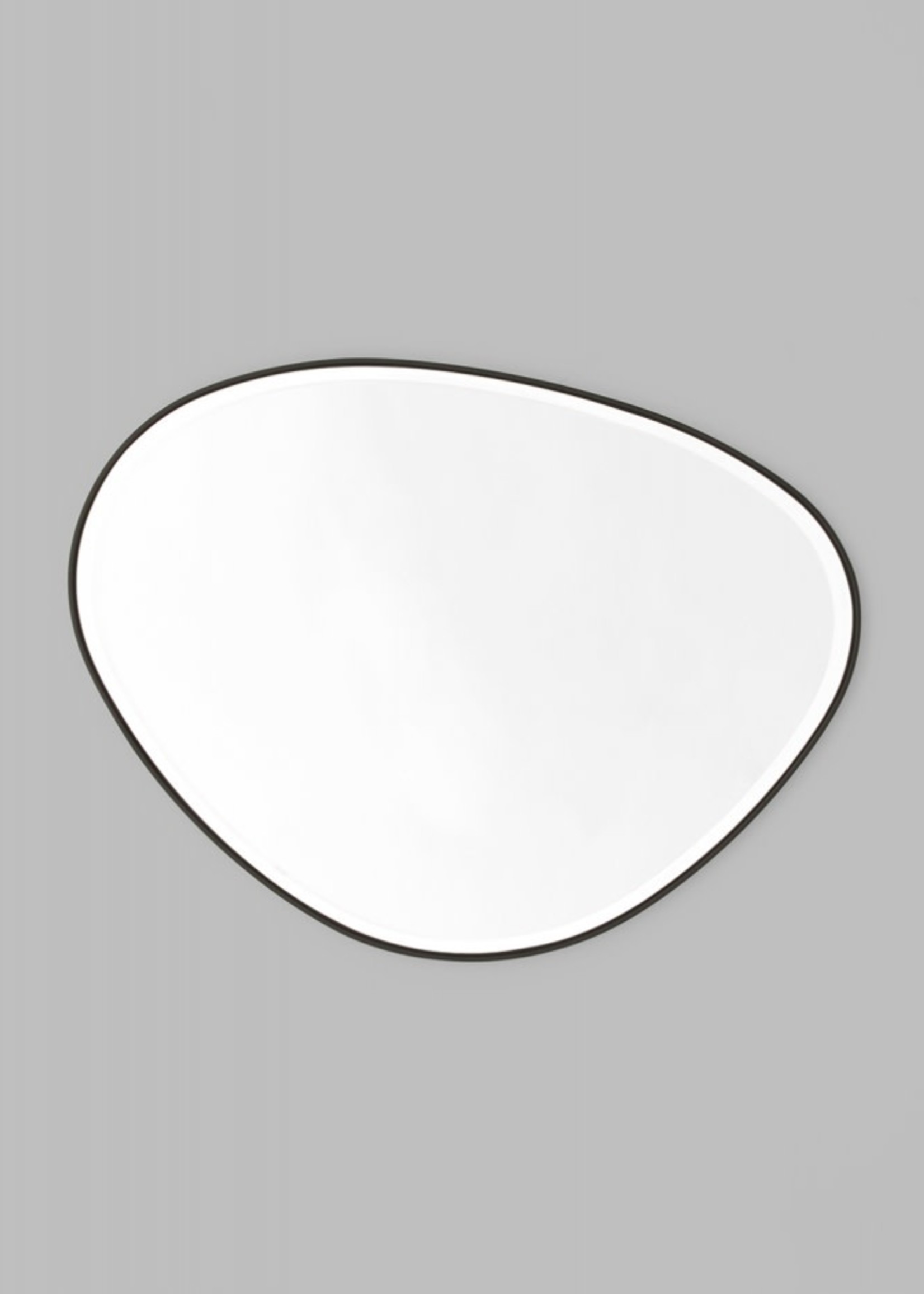 Pebble Mirror Black 70x90cm