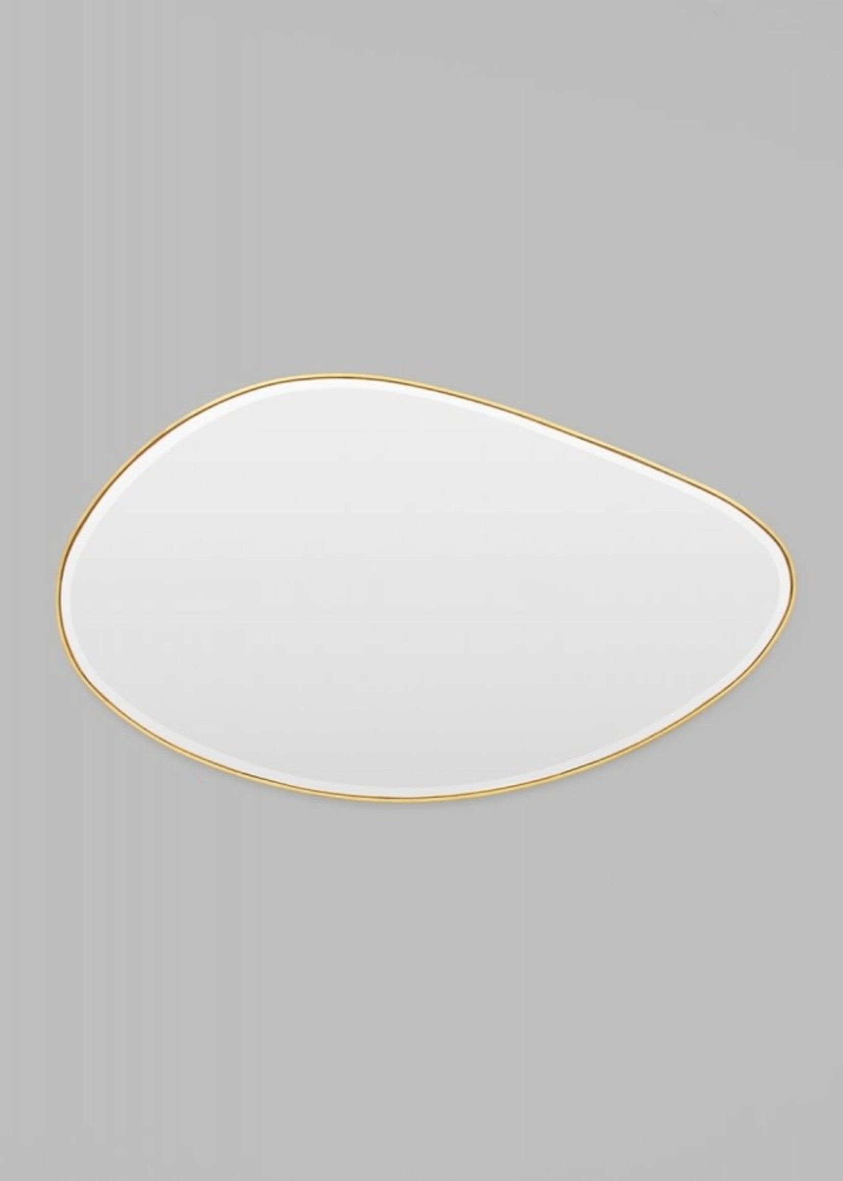 Pebble Mirror Brass 120x70cm