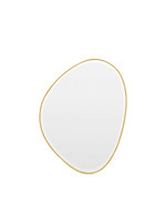 Pebble Mirror Brass 70x90cm