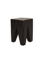 Peg Stool / Side Table Black