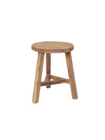 Round Teak Stool