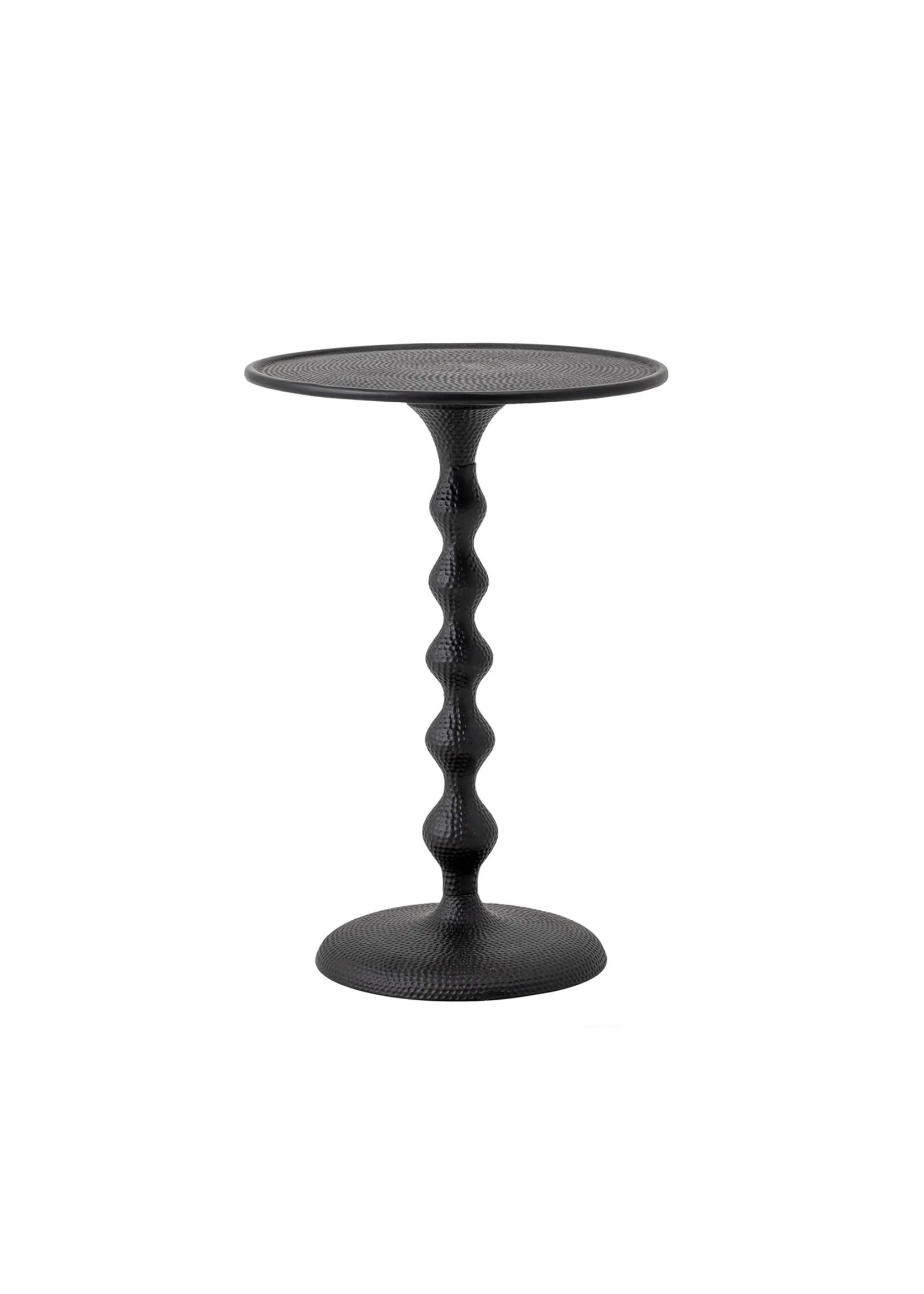 black iron accent table