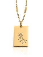 BIANKO Birth Flower Necklace May / Lily of the Valley