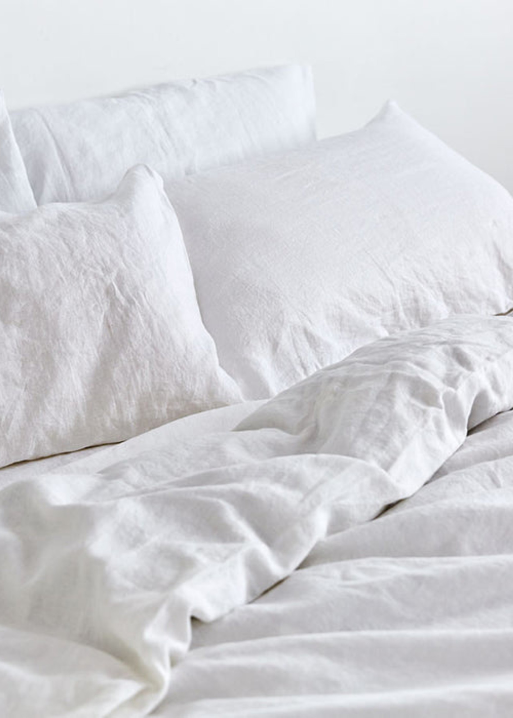 Linen Duvet in White