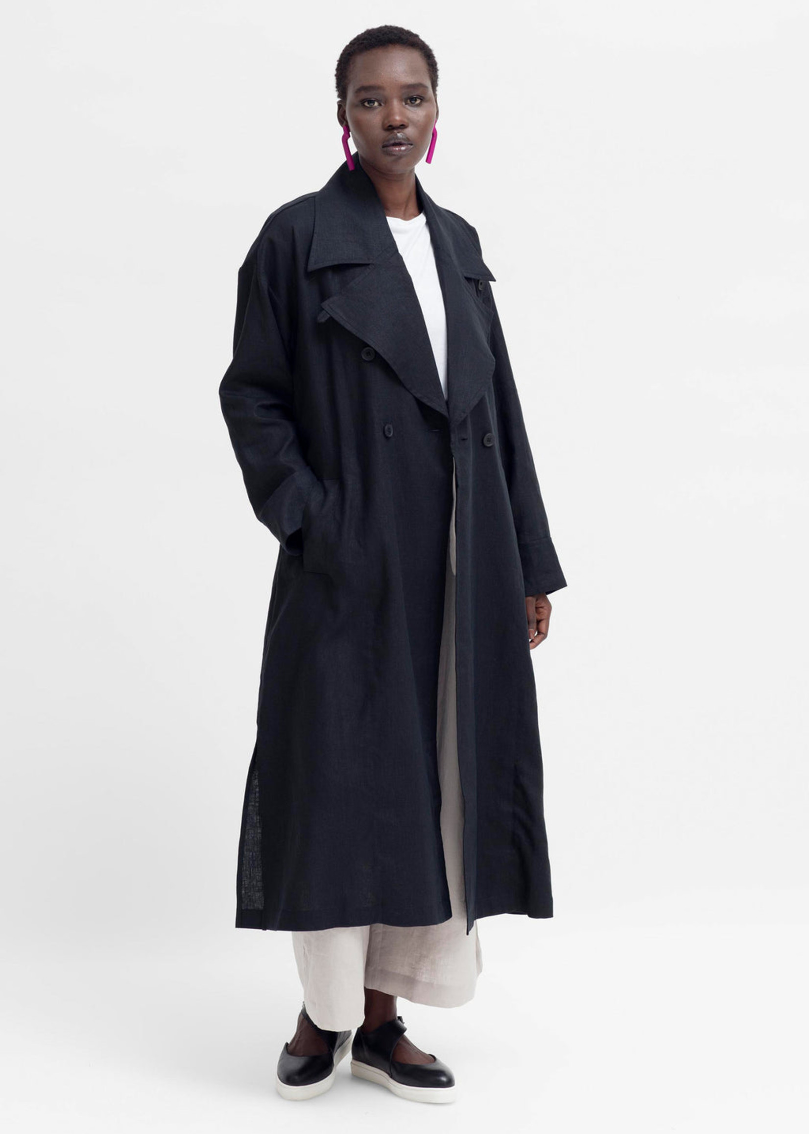 Anneli Trench Coat Black | Shop Elk the Label at Angove Street - Angove ...