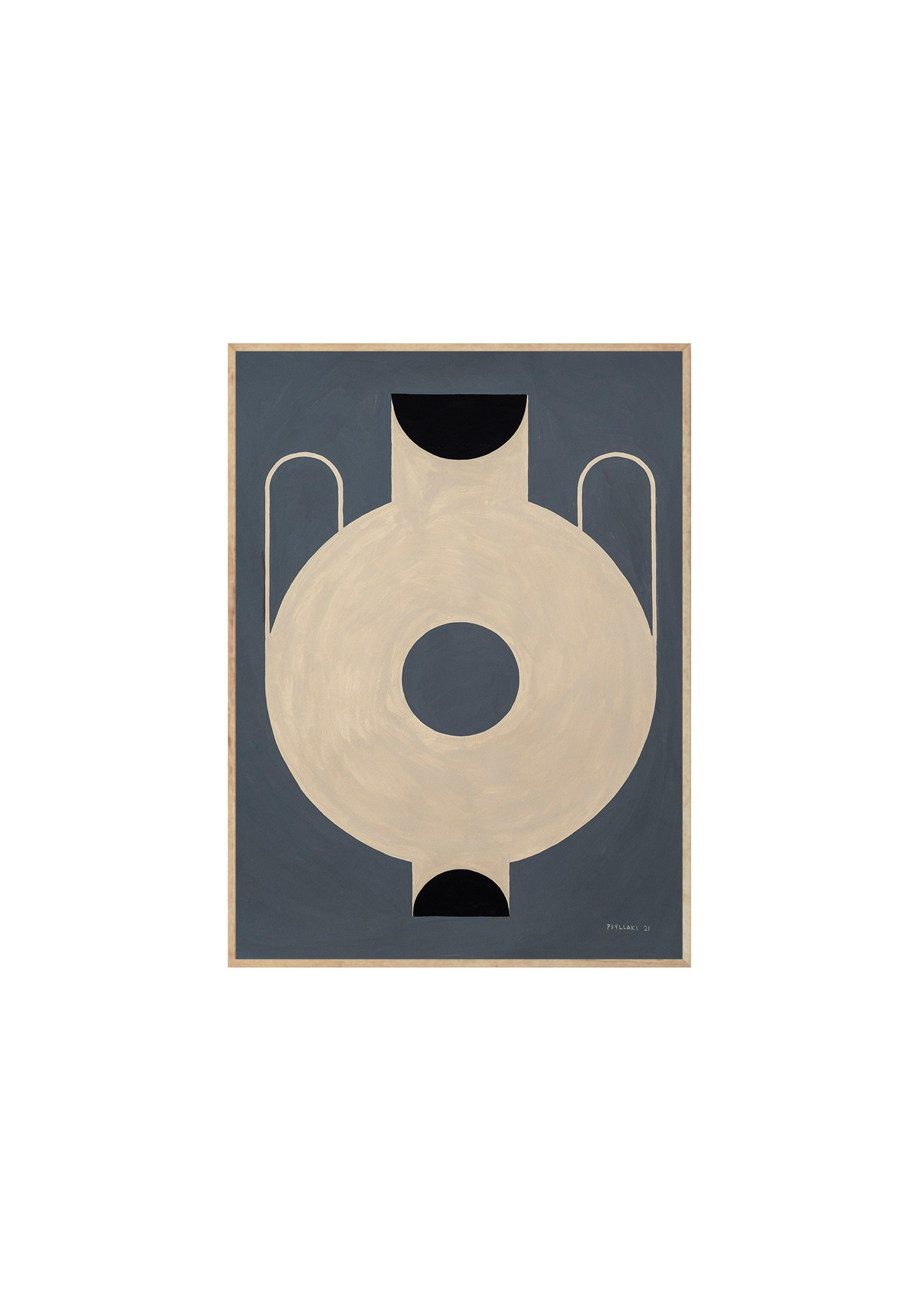 Circular Vase by Studio Paradise (50x70) - Framed