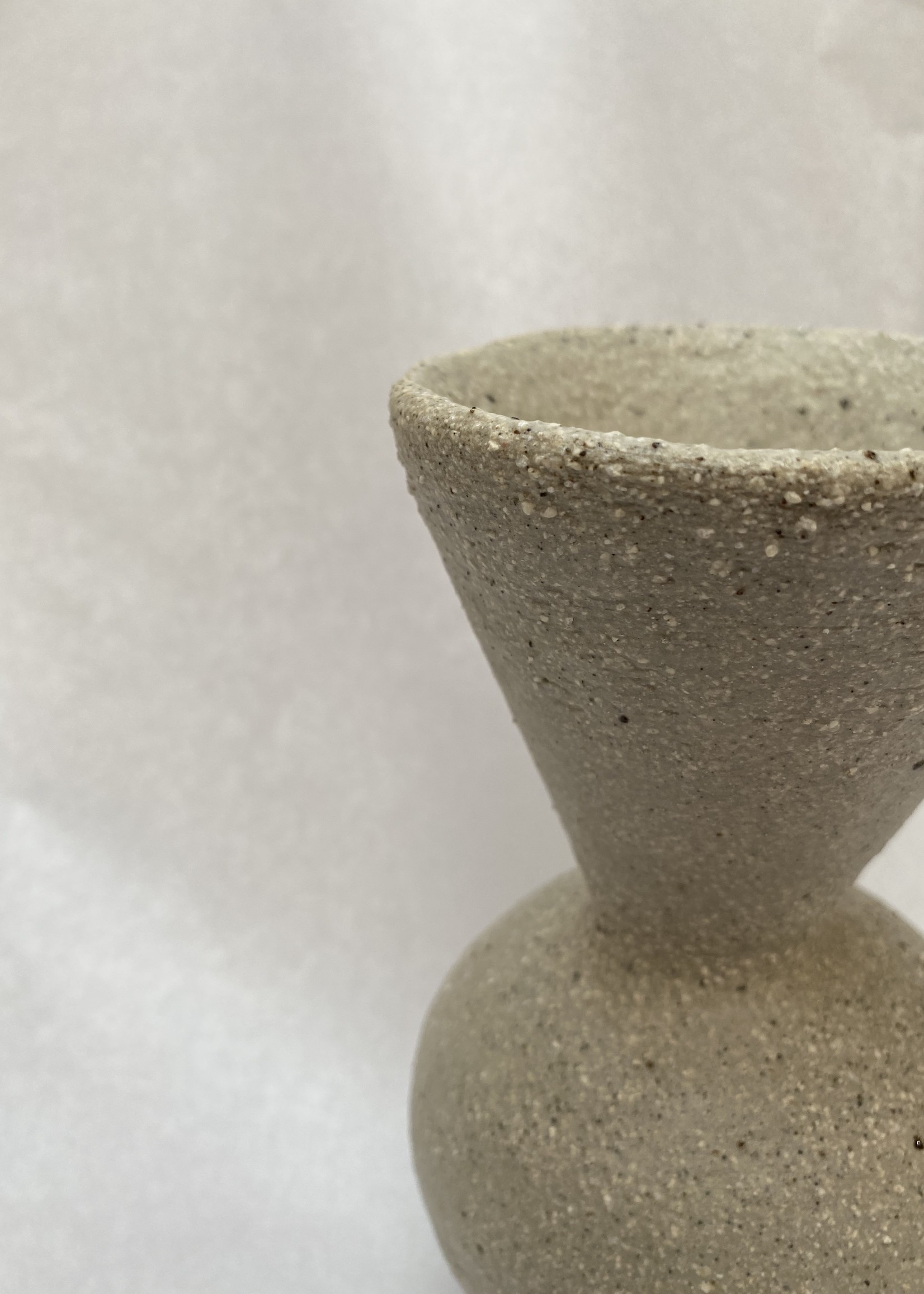 EMMA LINDEGAARD Single Stem Vase Oatmeal