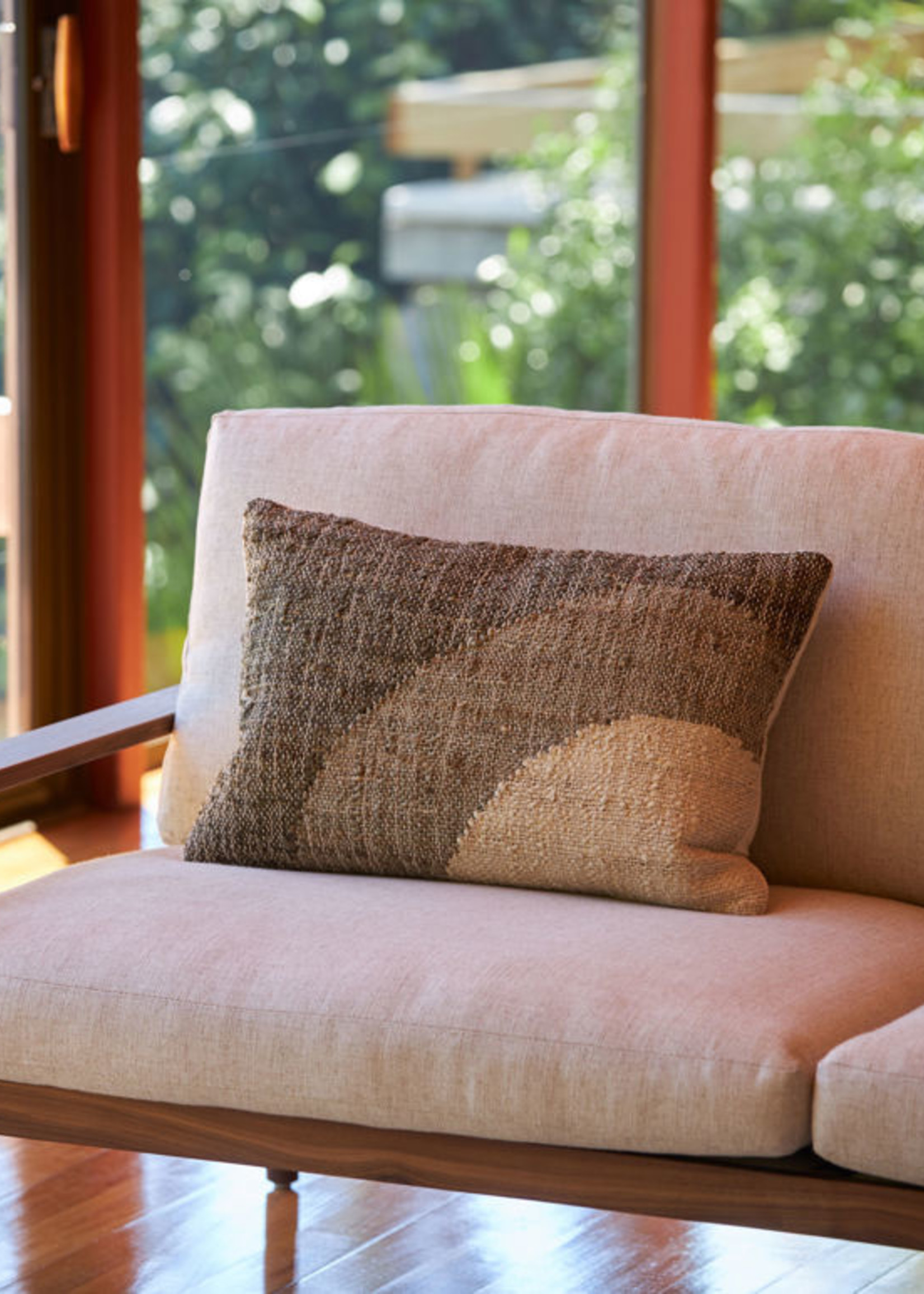 Drift Handwoven Cushion Cover Ivy/Multi 60x40cm