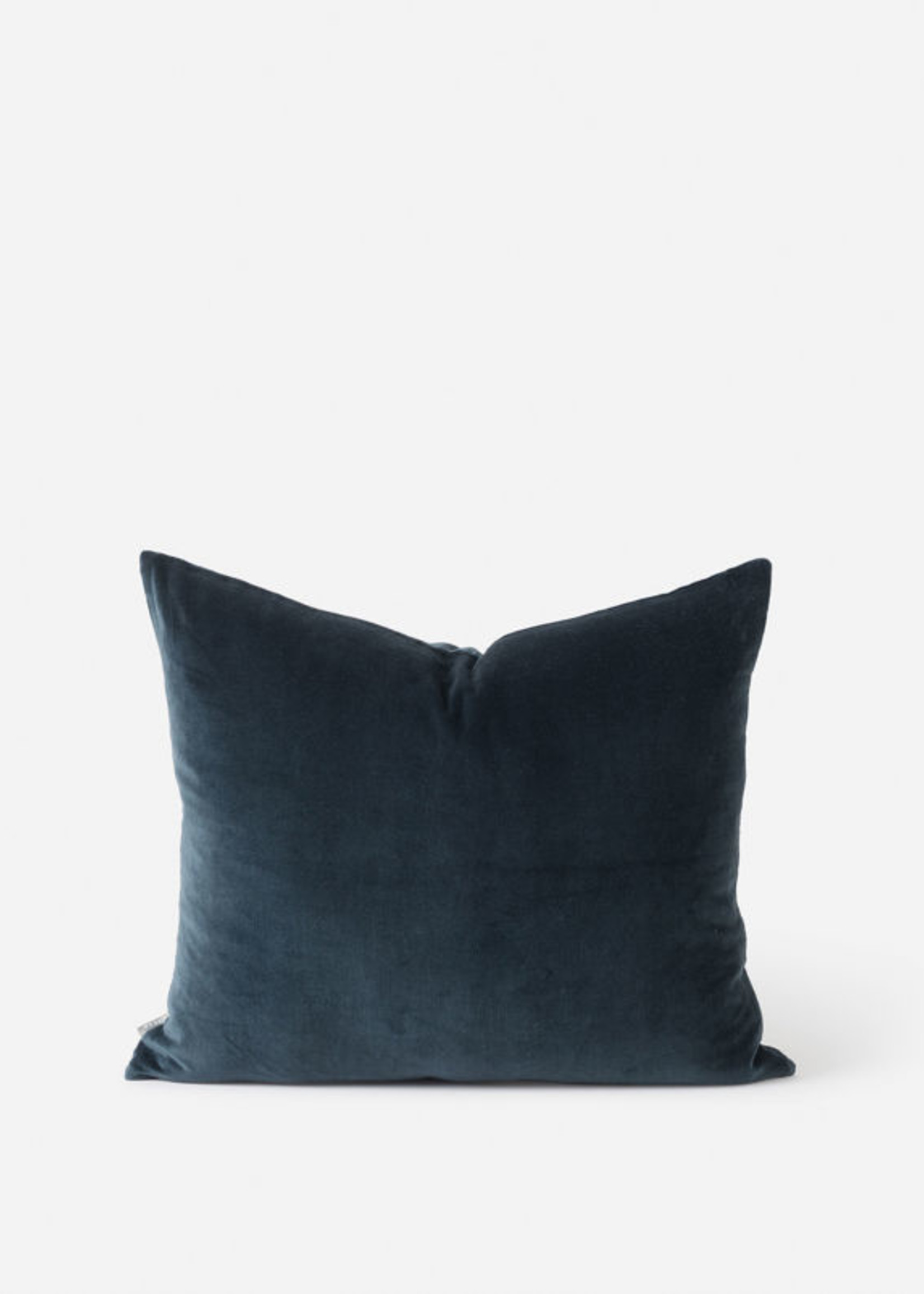 Cotton Velvet Cushion Midnight