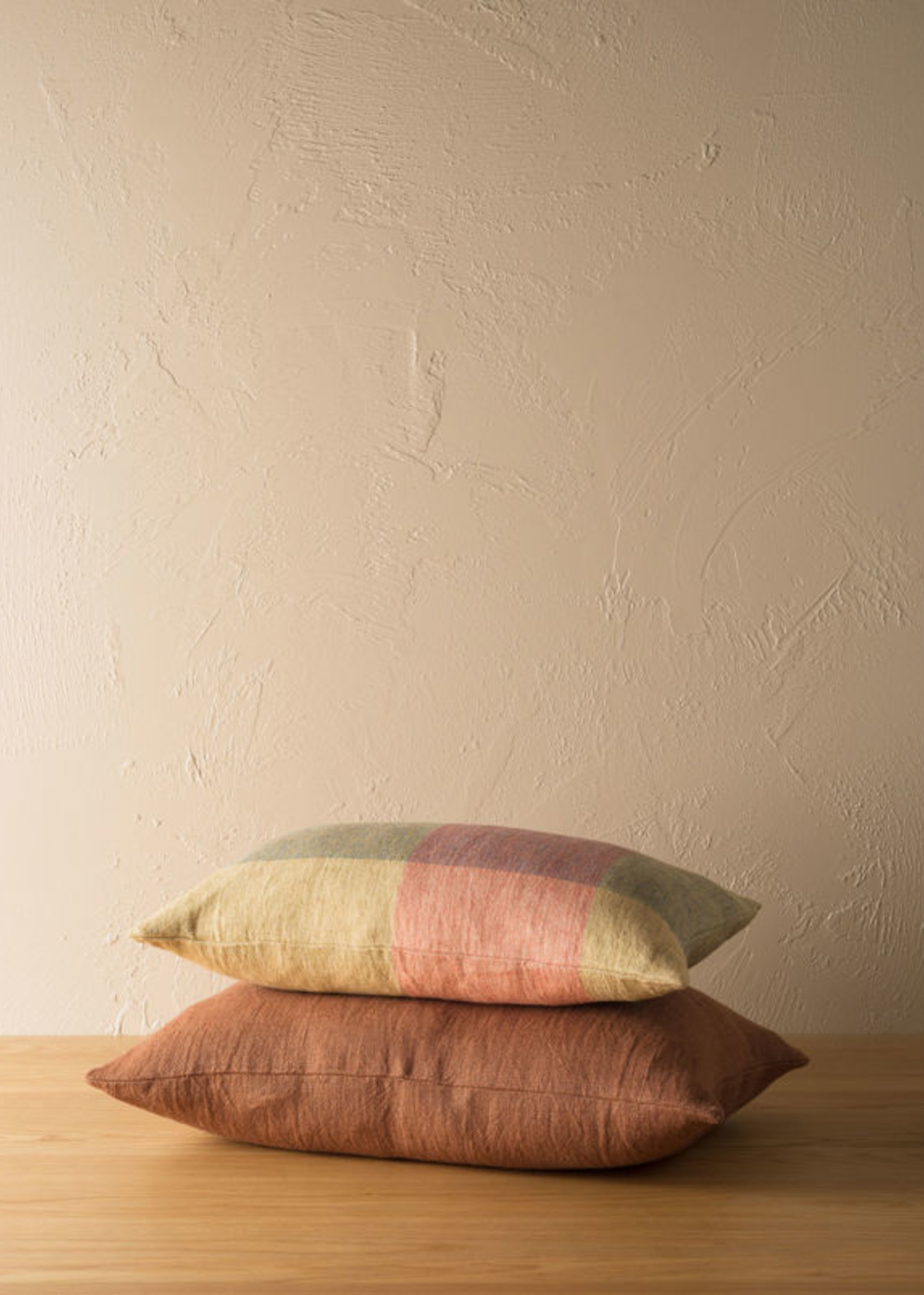 Linen Cotton Cushion Brick 60x40cm