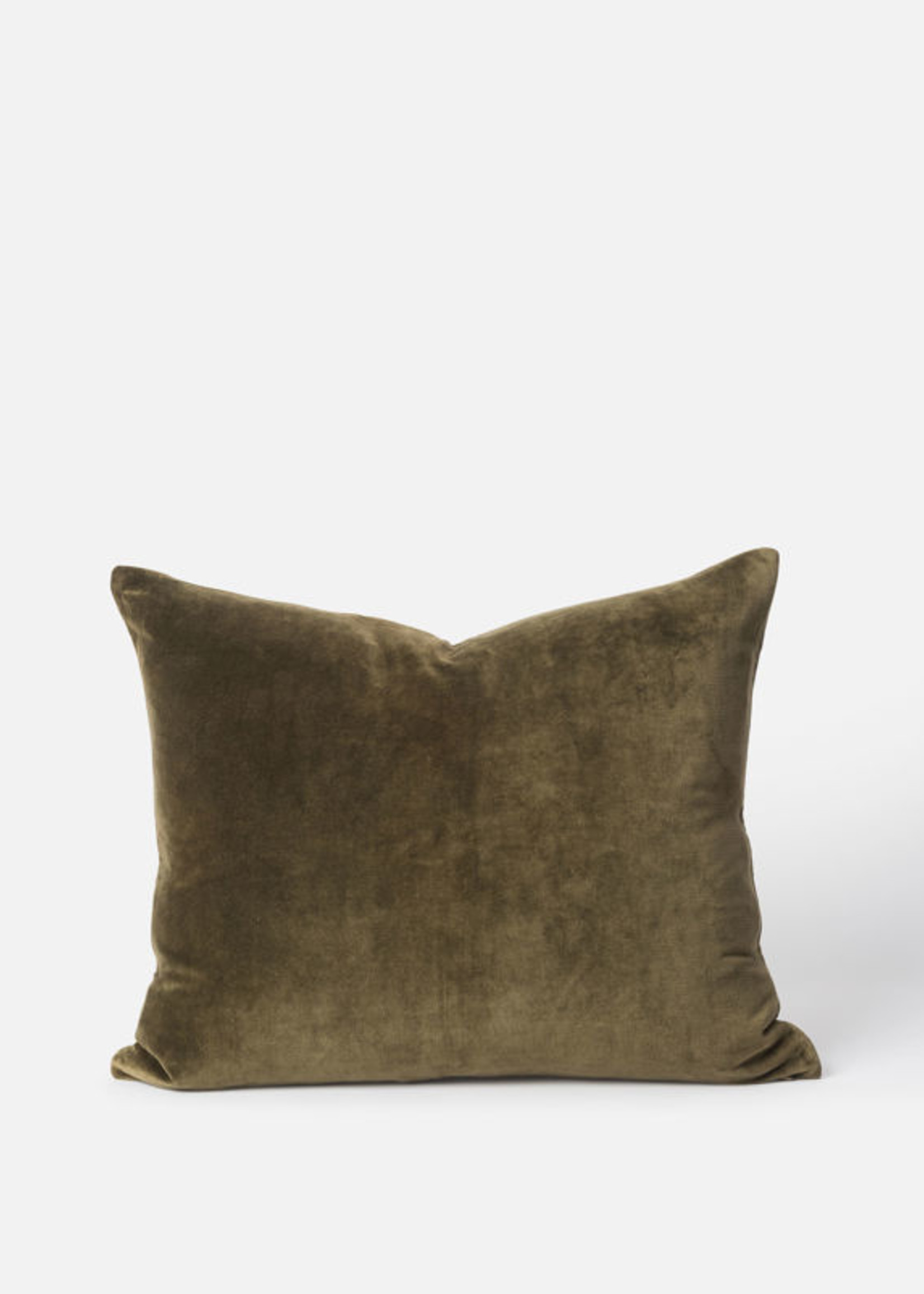 Cotton Velvet Cushion Ivy 55x45cm