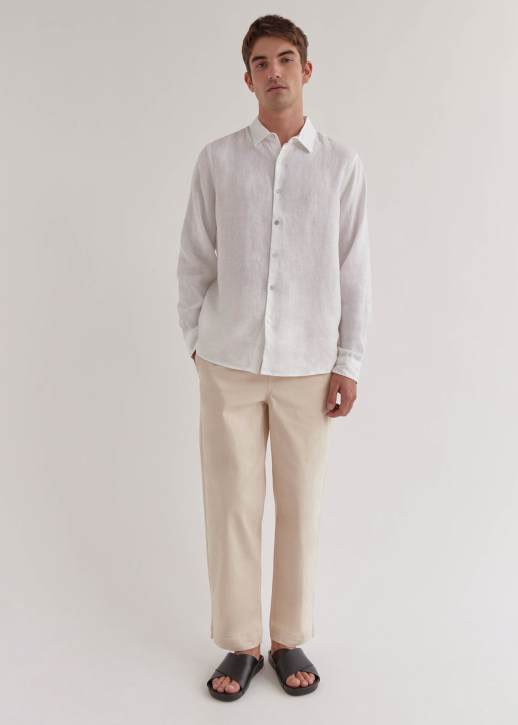 Casual Long Sleeve Shirt White | Mens Clothing & Accessories - Angove  Street Collective