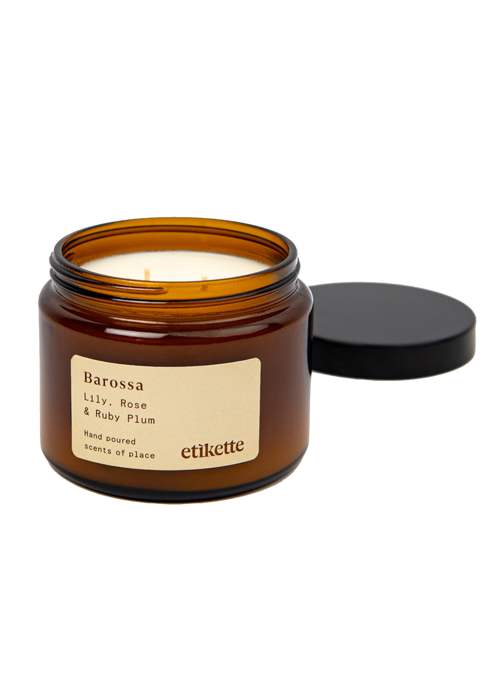 Etikette Barossa - Lily, Rose & Ruby Plum - Candle 500ml