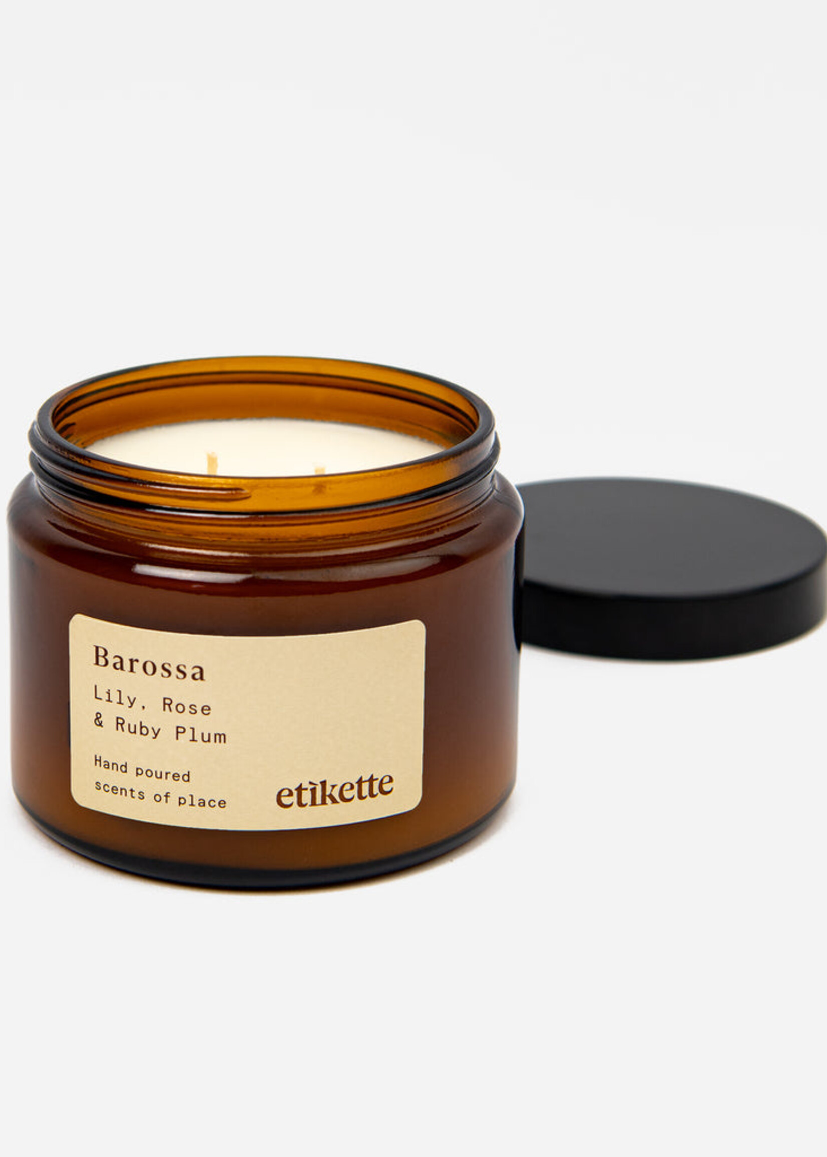Etikette Barossa - Lily, Rose & Ruby Plum - Candle 500ml