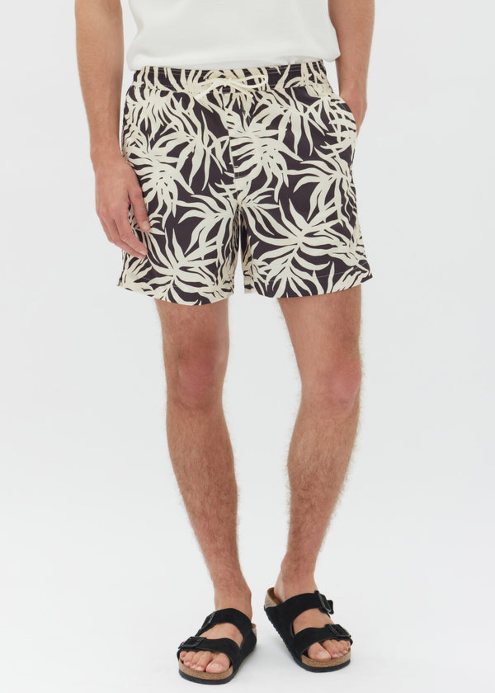 Pandanus Print Swim Short