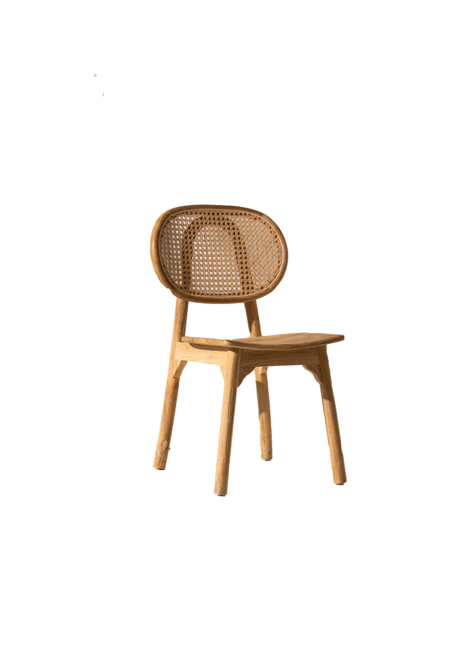 Lyra Rattan Trim Chair