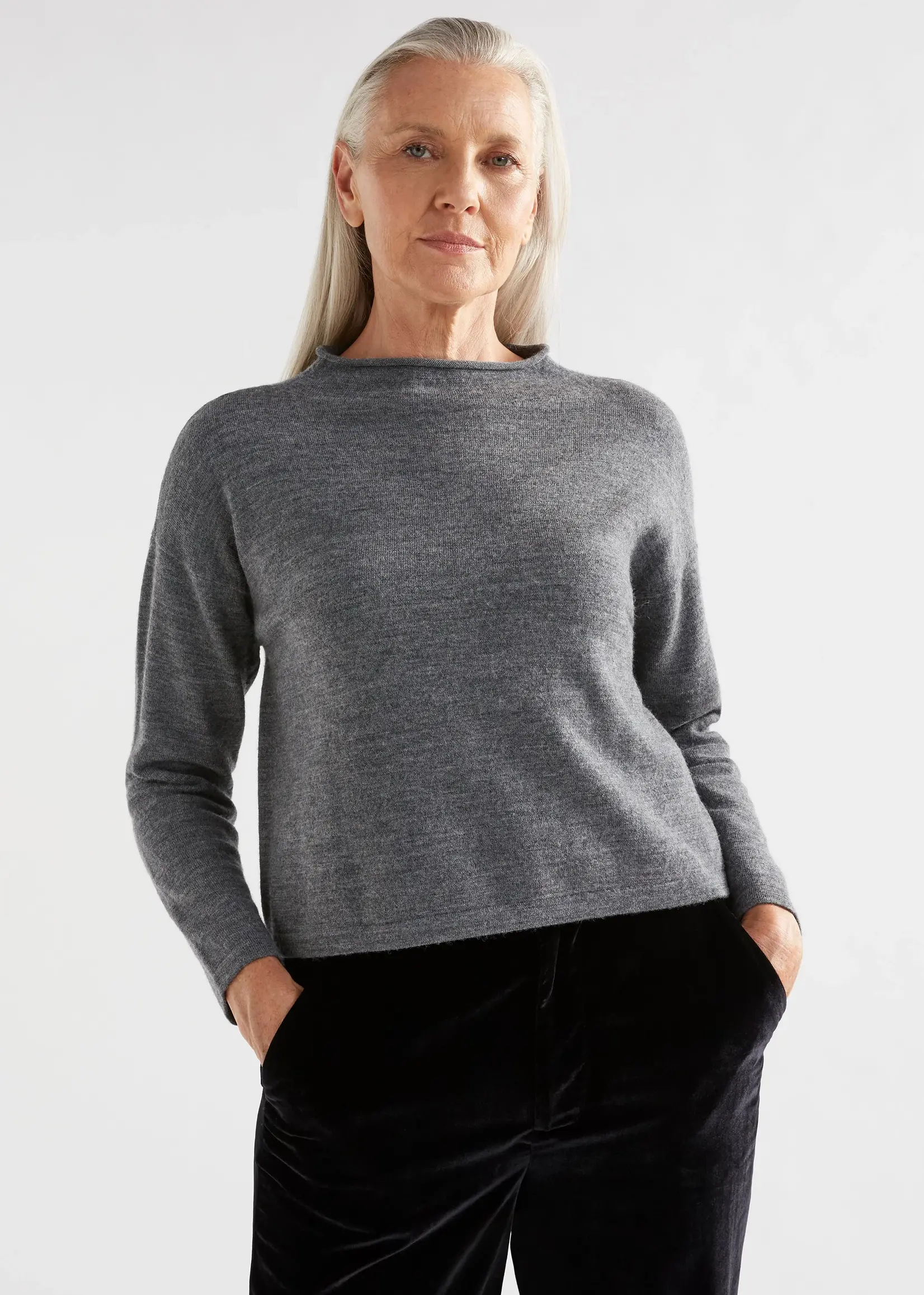 Pirata Sweater Mid Grey Heather