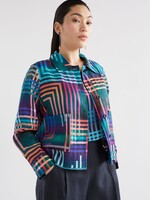 Minnen Jacket Navy Ligheten Print