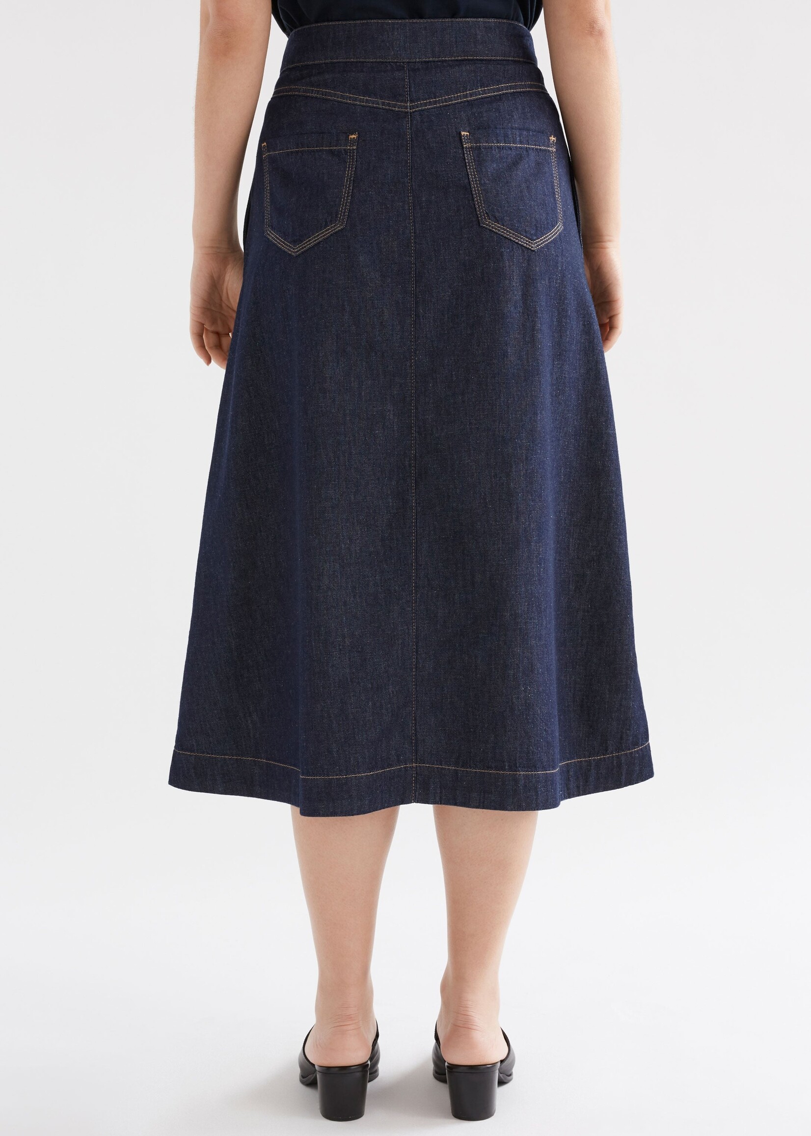 Denym Skirt Authentic Blue Wash