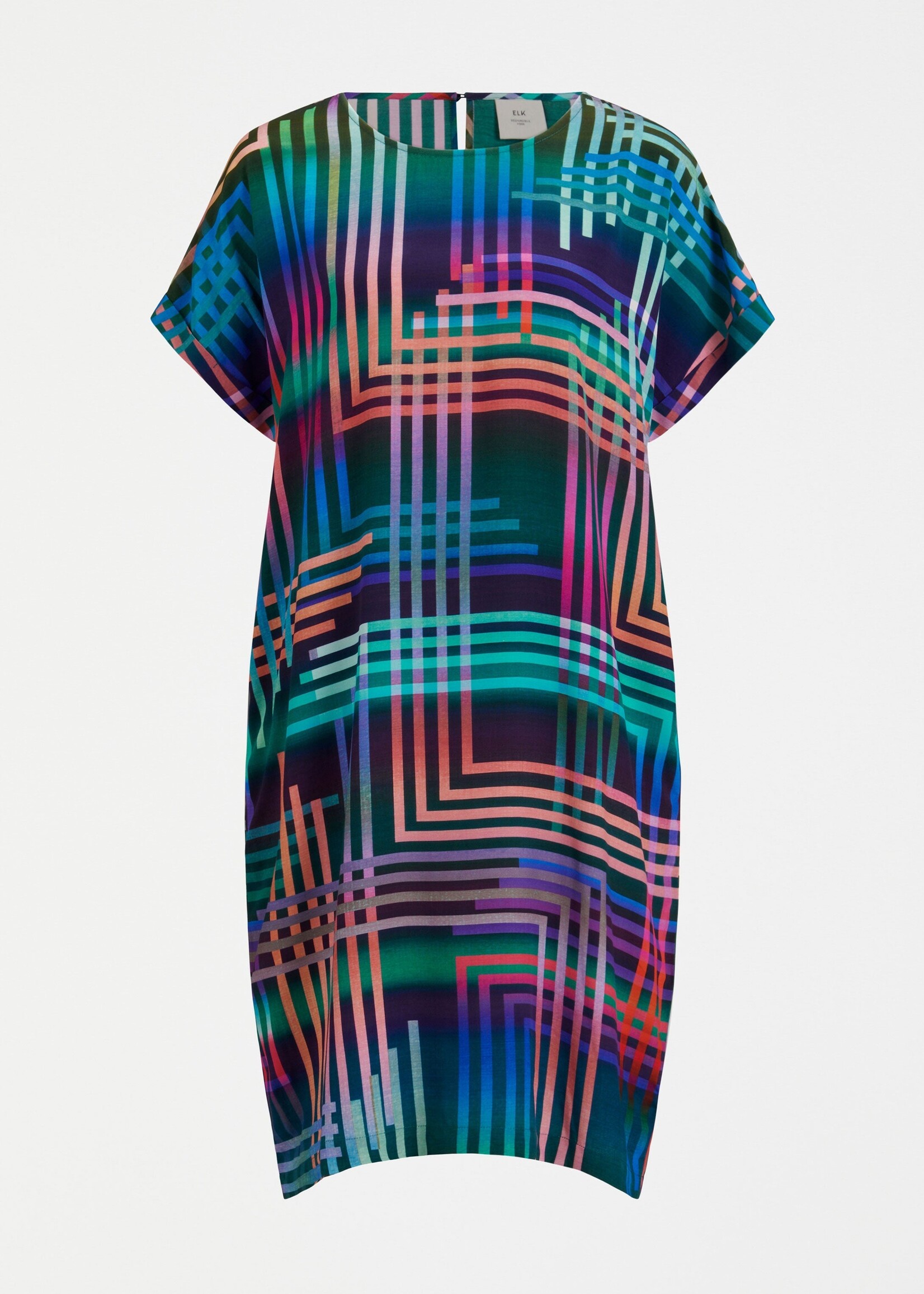 Eryn Dress Navy Ligheten Print