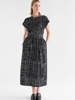 Jagar Dress Black Line Print