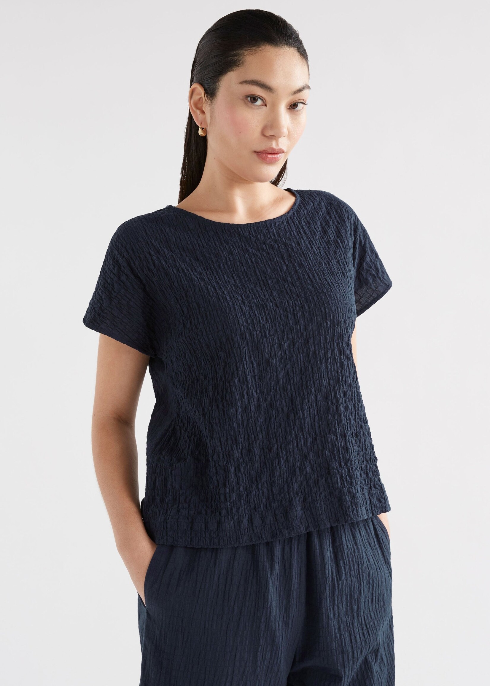 Huvet Top New Navy