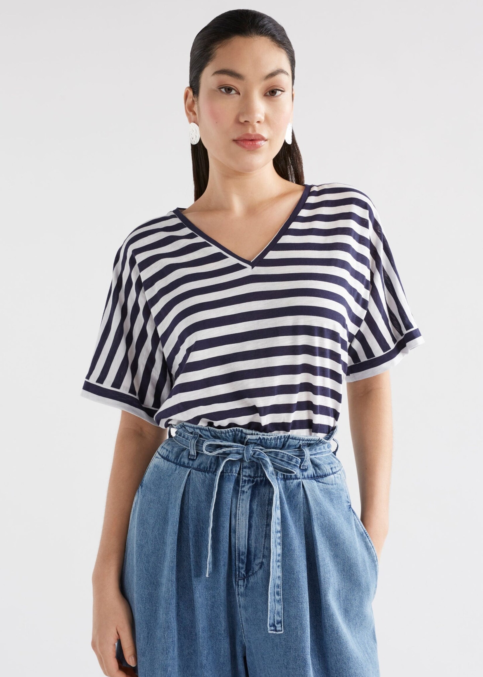 Seter Tee White/Navy