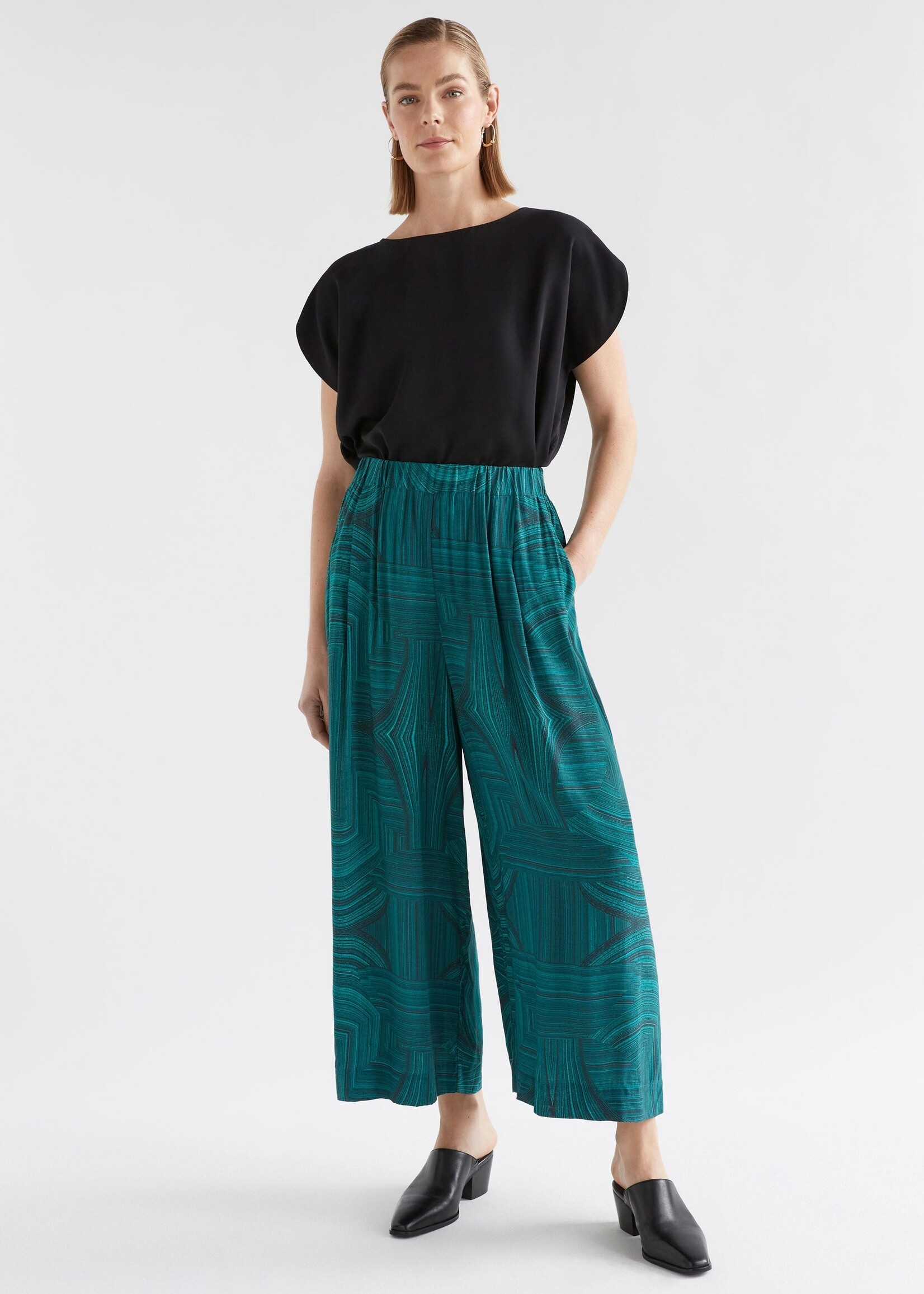 Krava Pant Malachite Print