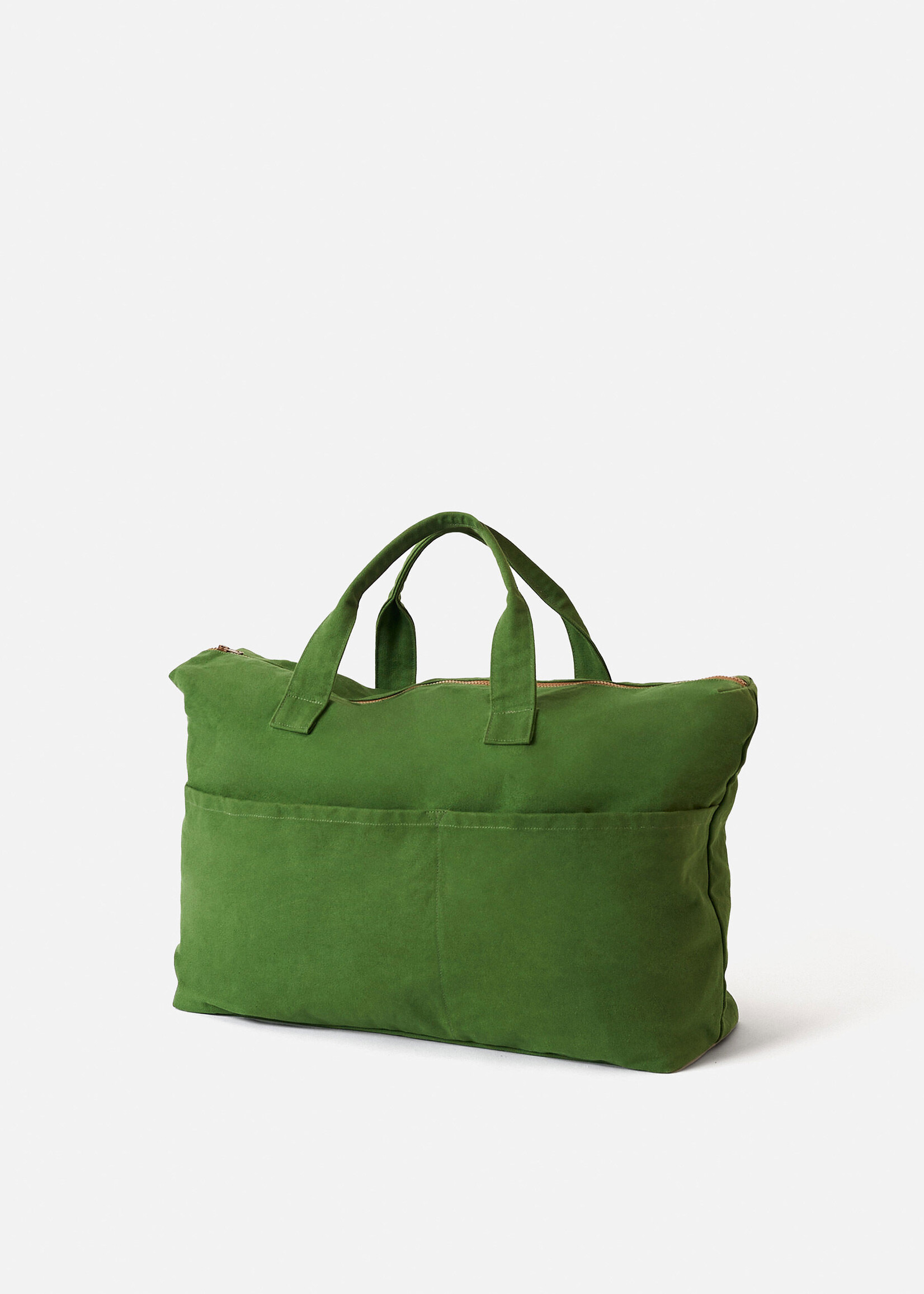 Marlo Contrast Overnight Bag Spirulina
