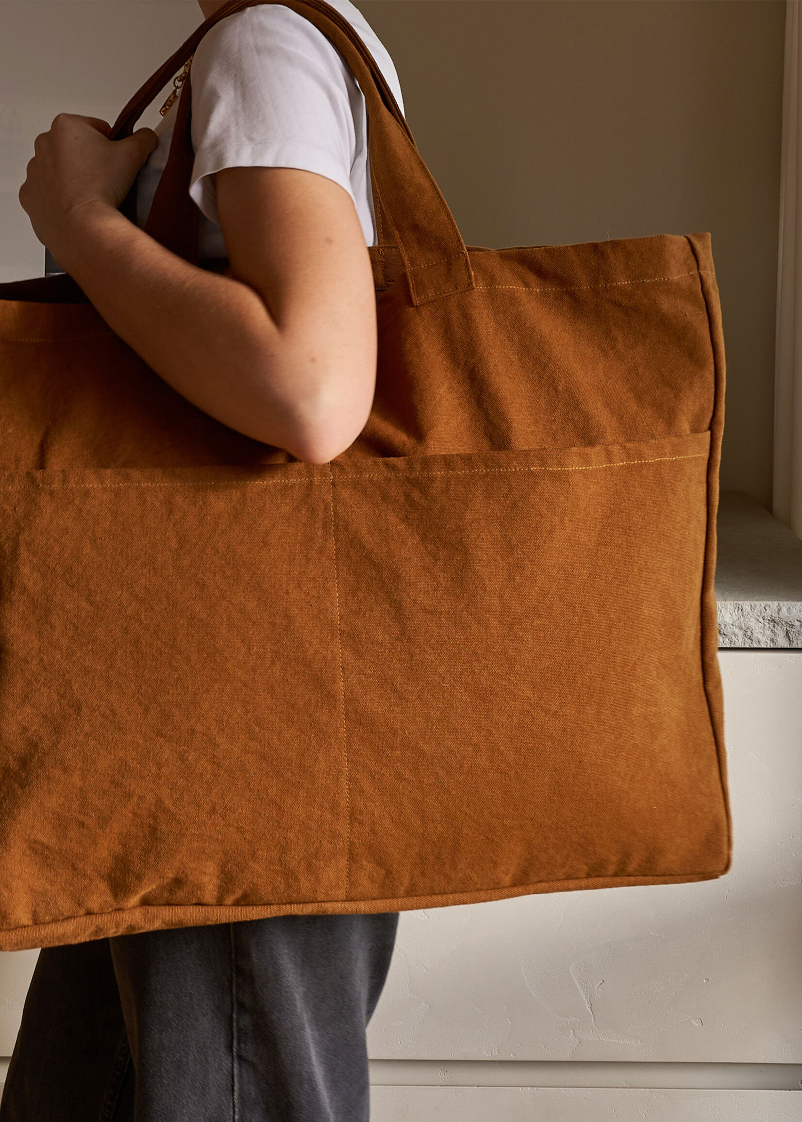 Oversized Carryall Masala