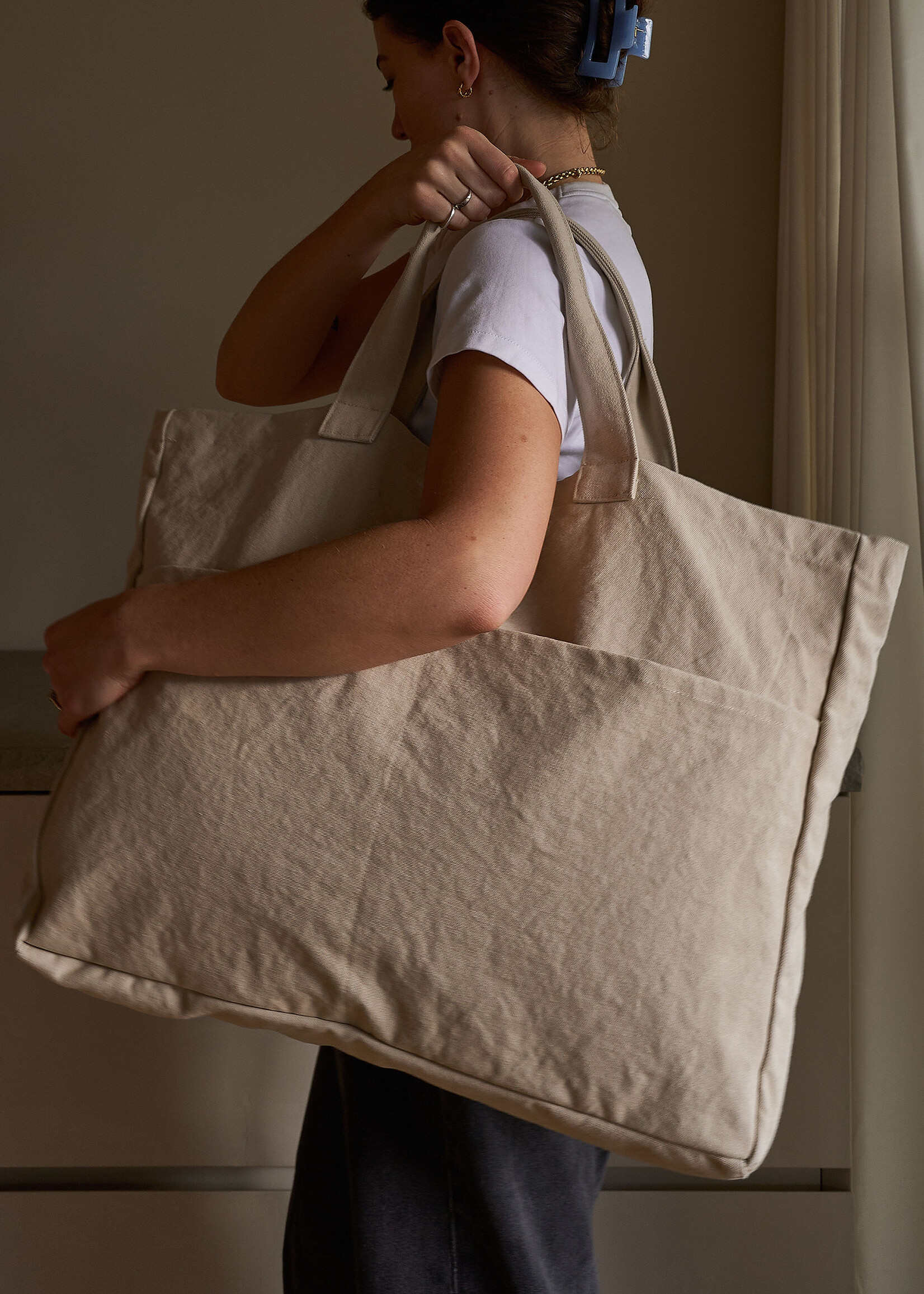 Oversized Carryall Oat