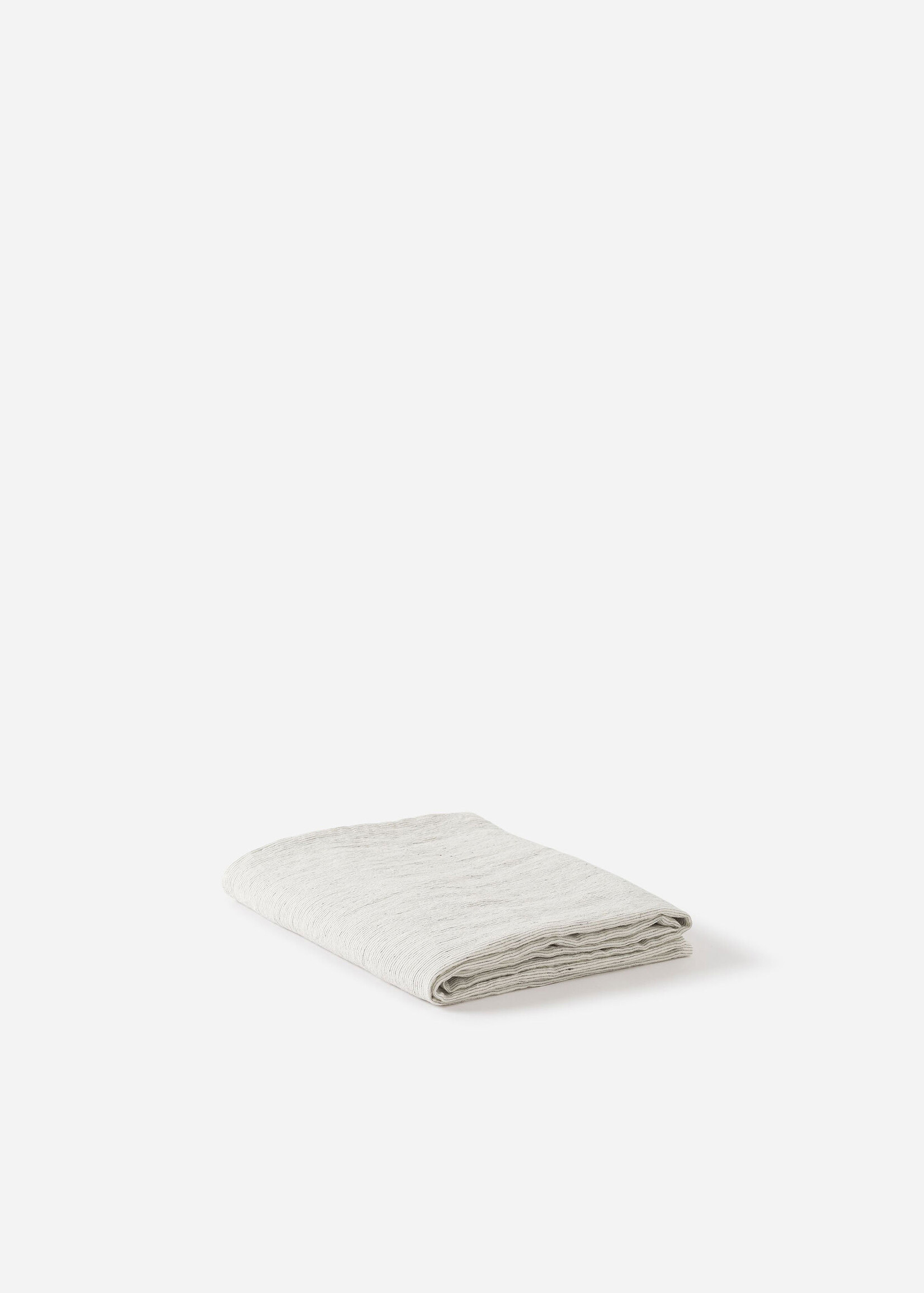 Pinstripe Linen Tablecloth 155 x 270