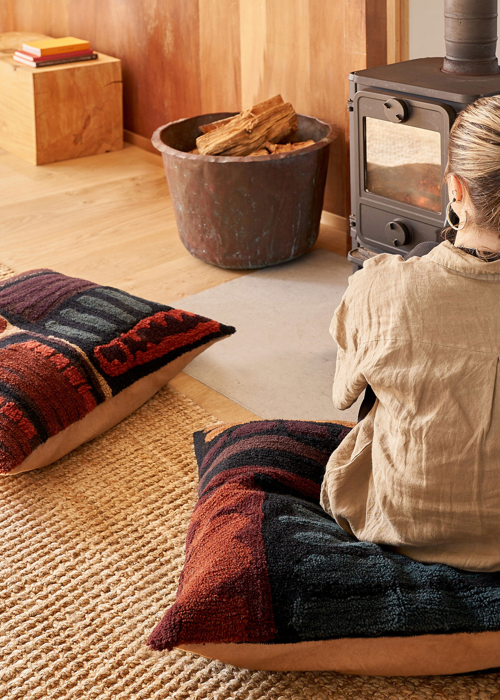 Astrid Woollen Floor Cushion