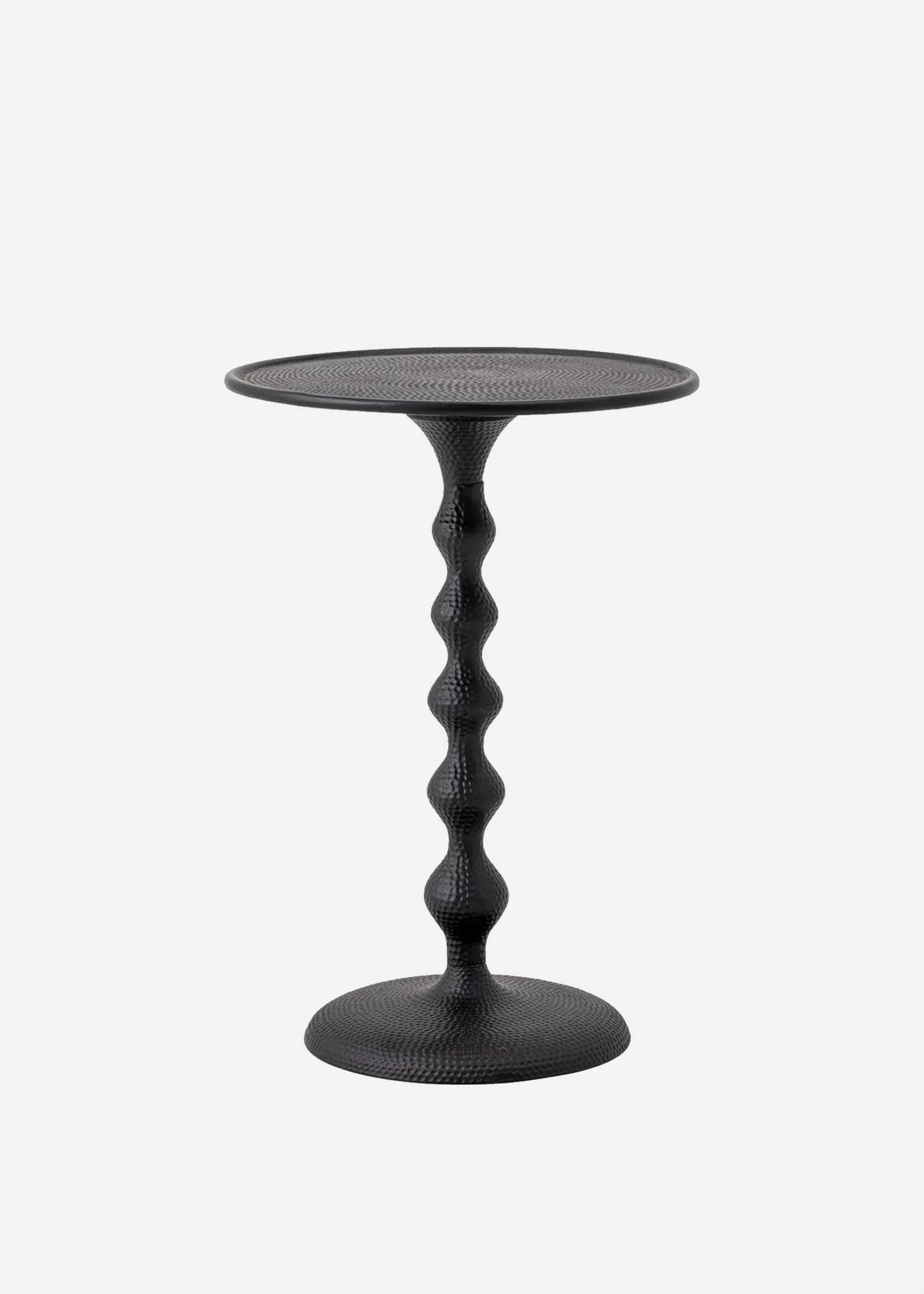 Anka Black Metal Side Table
