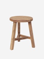 Round Teak Stool