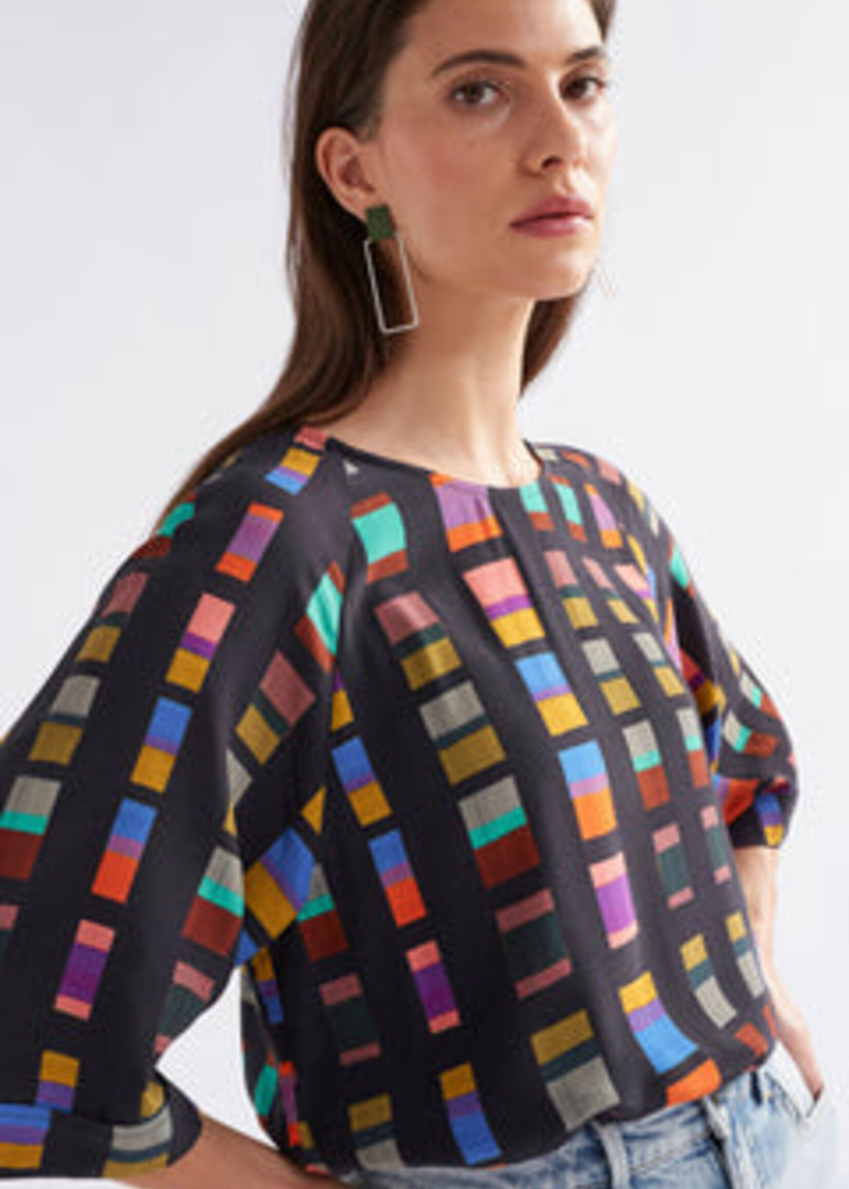 Malo Top Tessela Print